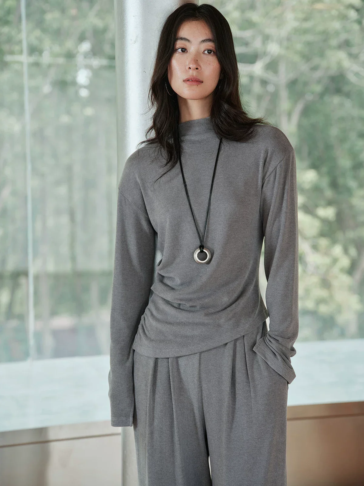 Draped Mockneck Set - Image 5
