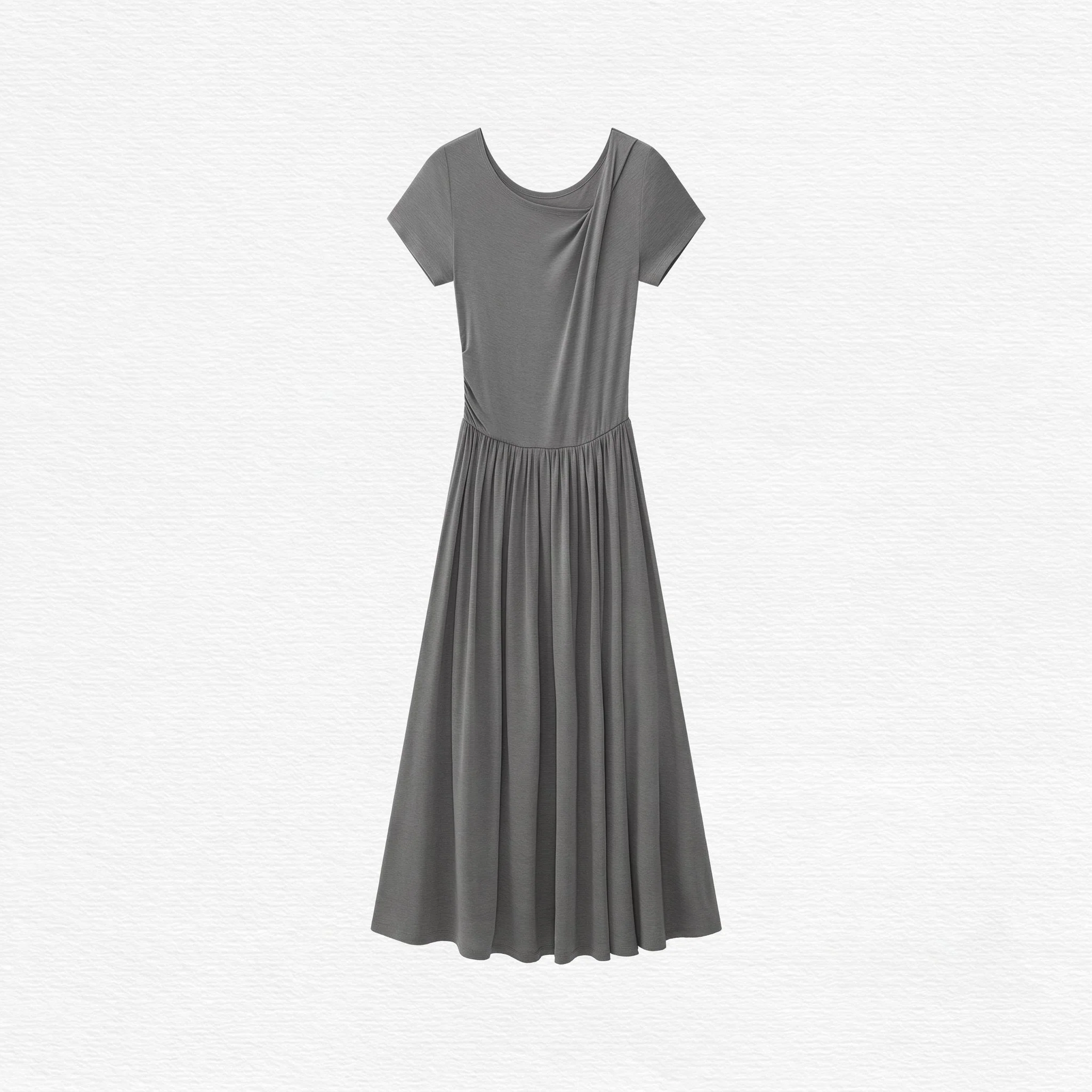 Draped Neck Maxi Dress - Image 6