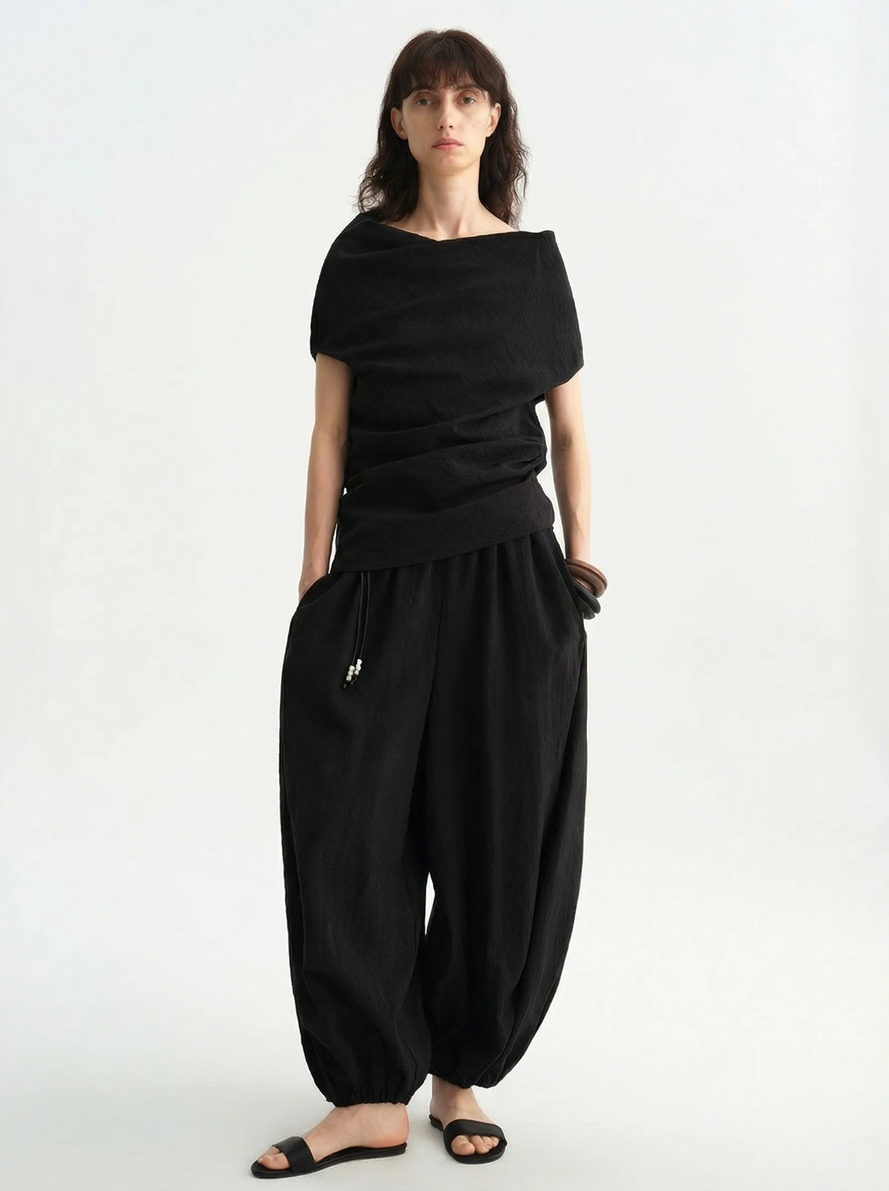 Draped Off-Shoulder Top - Image 5