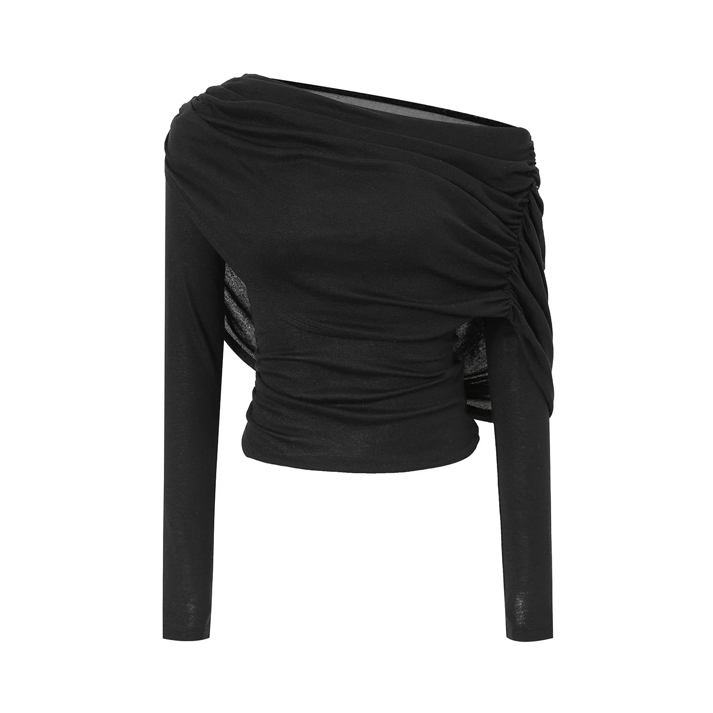 Draped One-Shoulder Top - Image 4