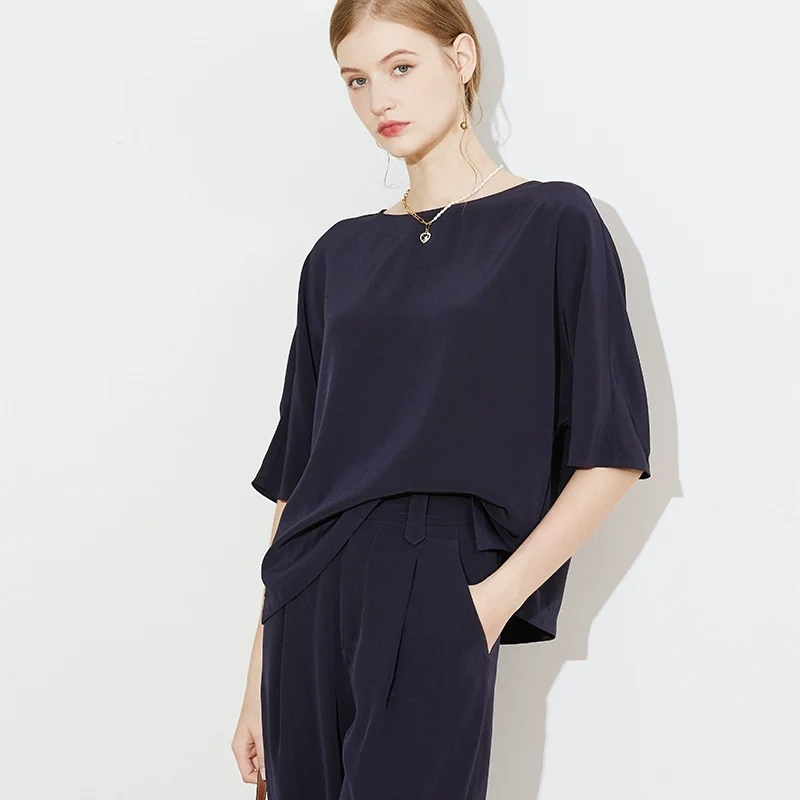 Draped Satin Top & Pants Set - Image 6
