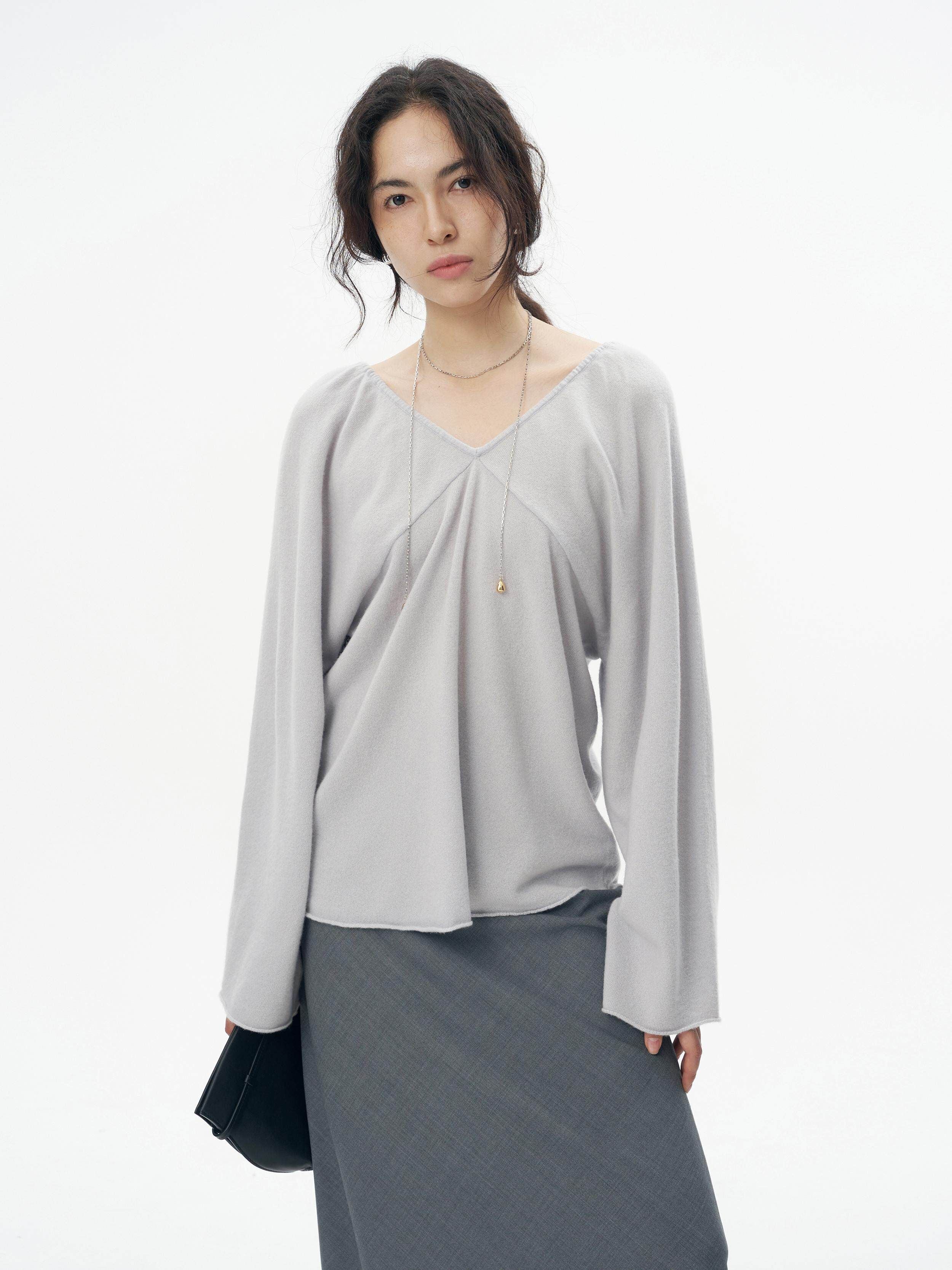 Draped V-Neck Top - Image 2