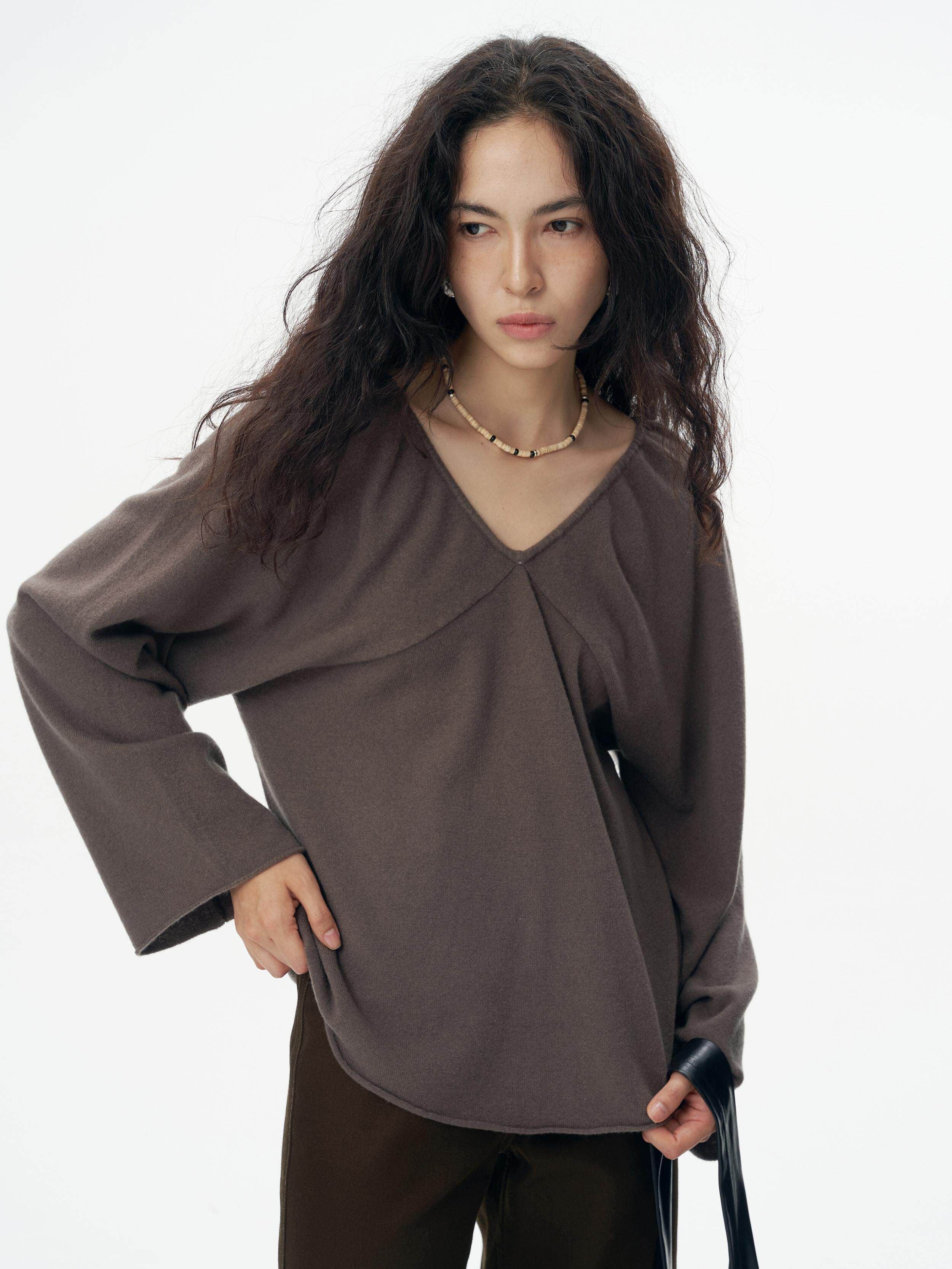 Draped V-Neck Top - Image 3