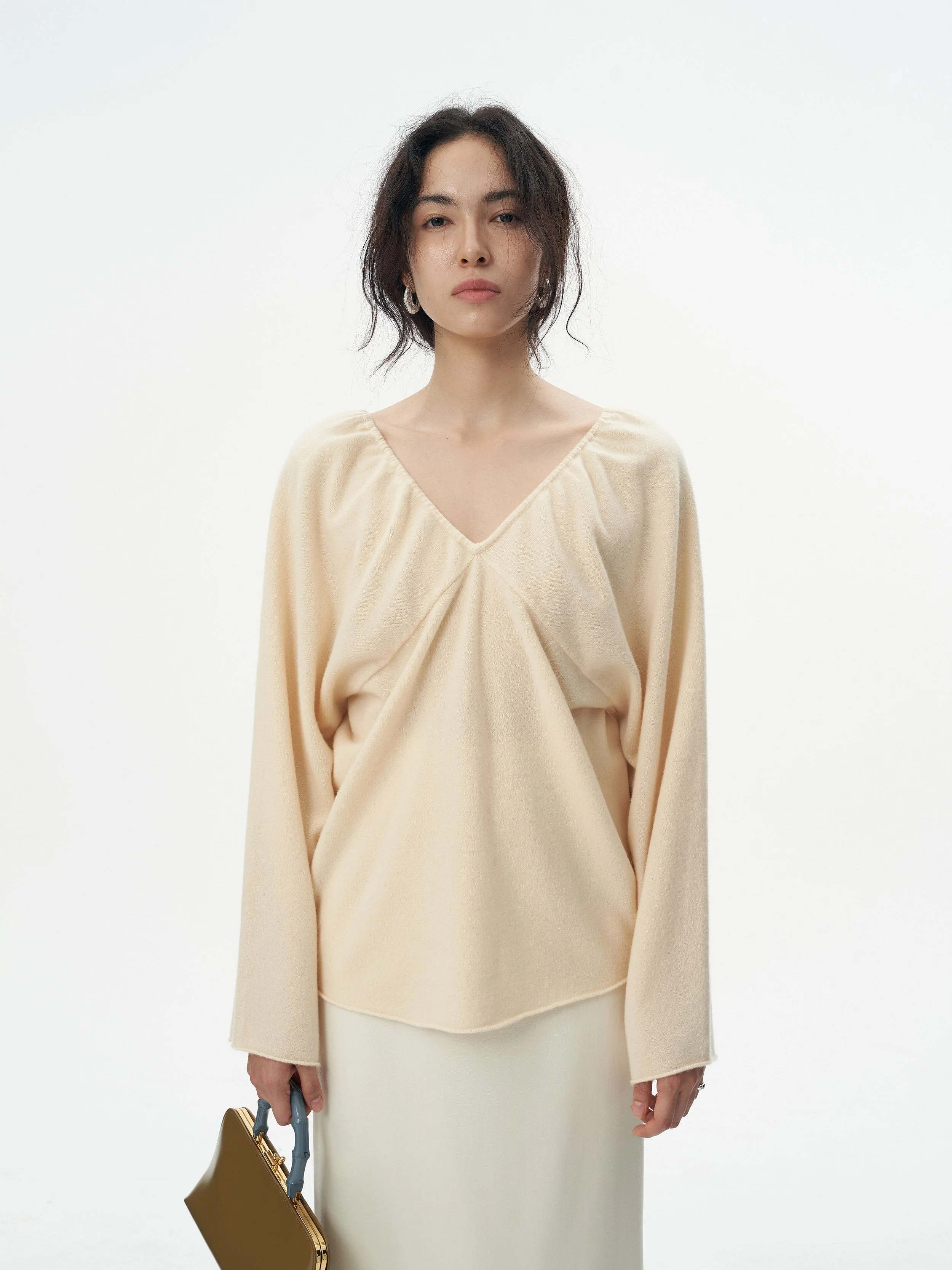 Draped V-Neck Top - Image 6