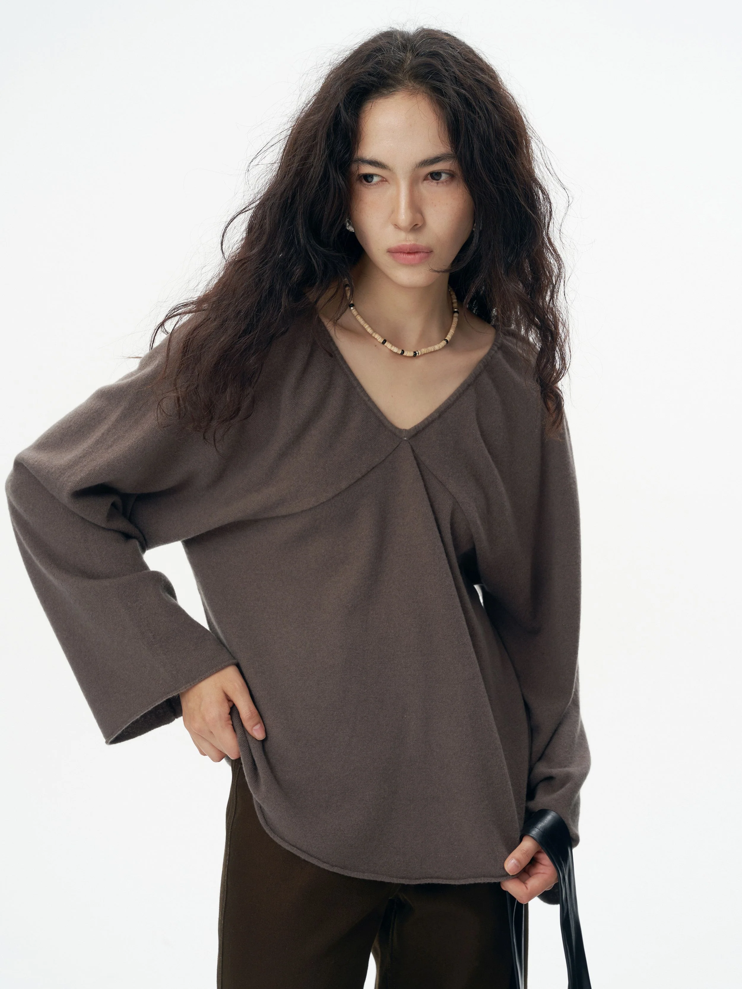 Draped V-Neck Top - Image 8