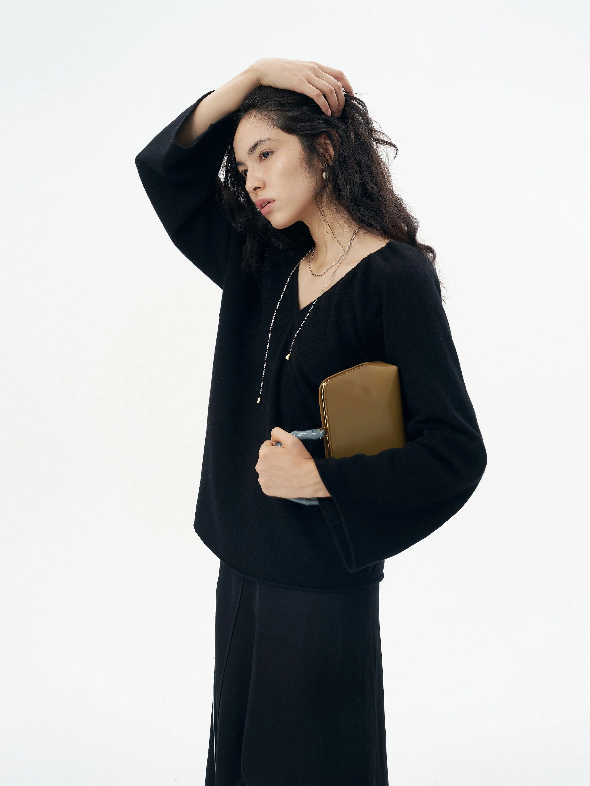Draped V-Neck Top - Image 9
