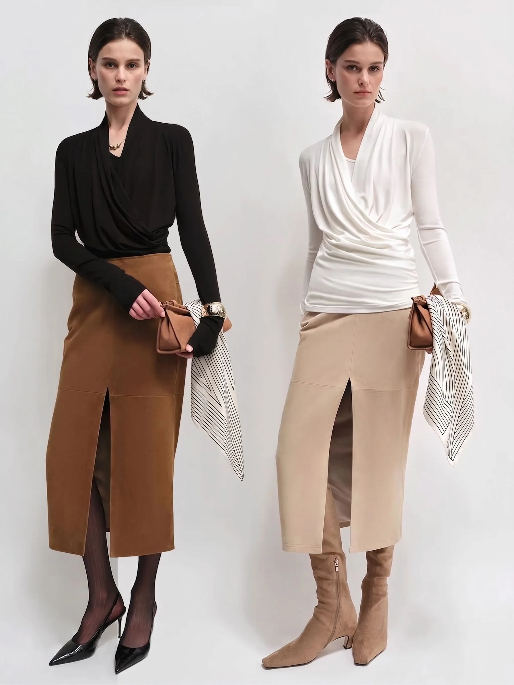 Draped Wrap Top - Image 3