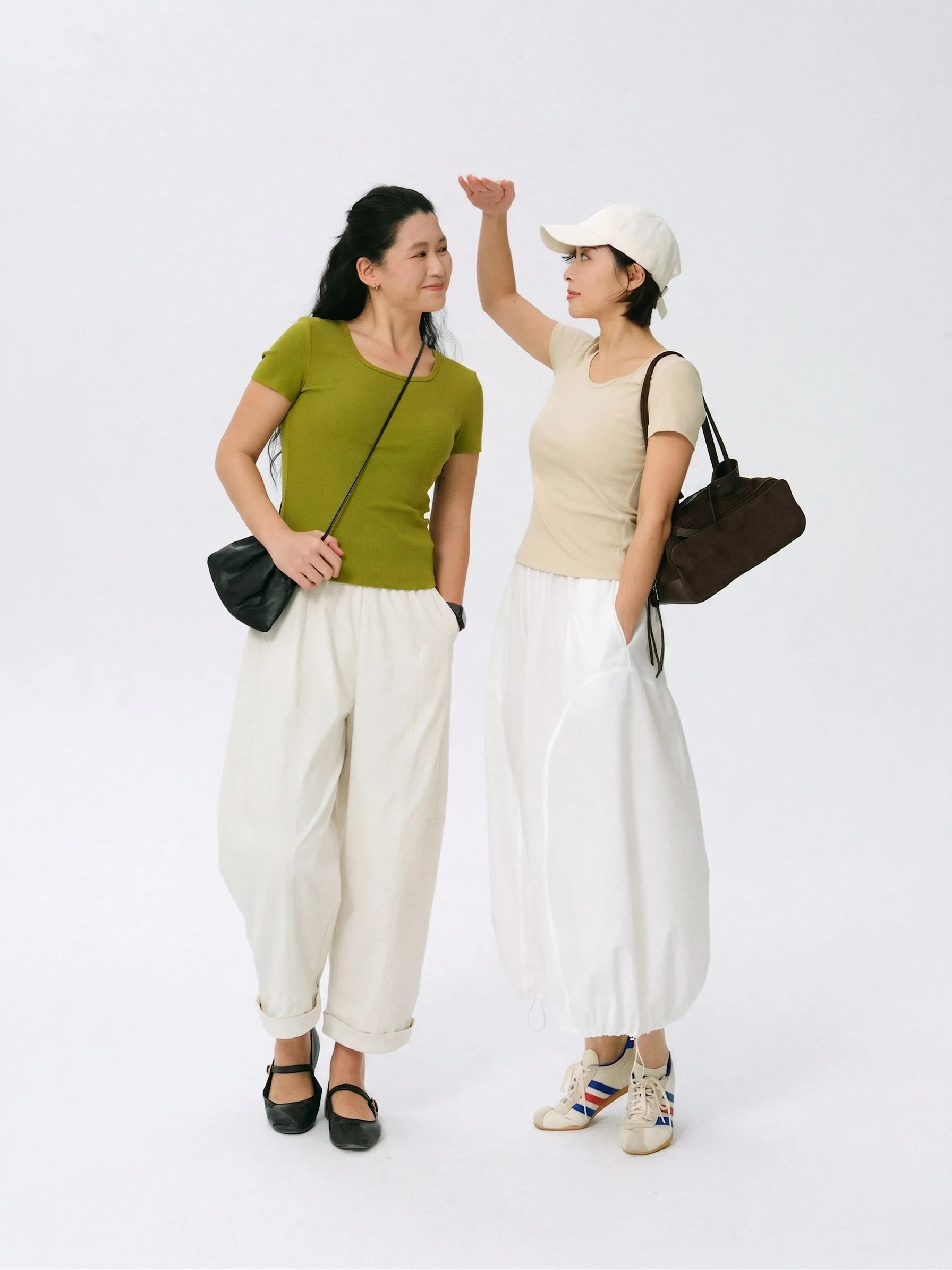 Drawcord Bubble Skirt - Image 4