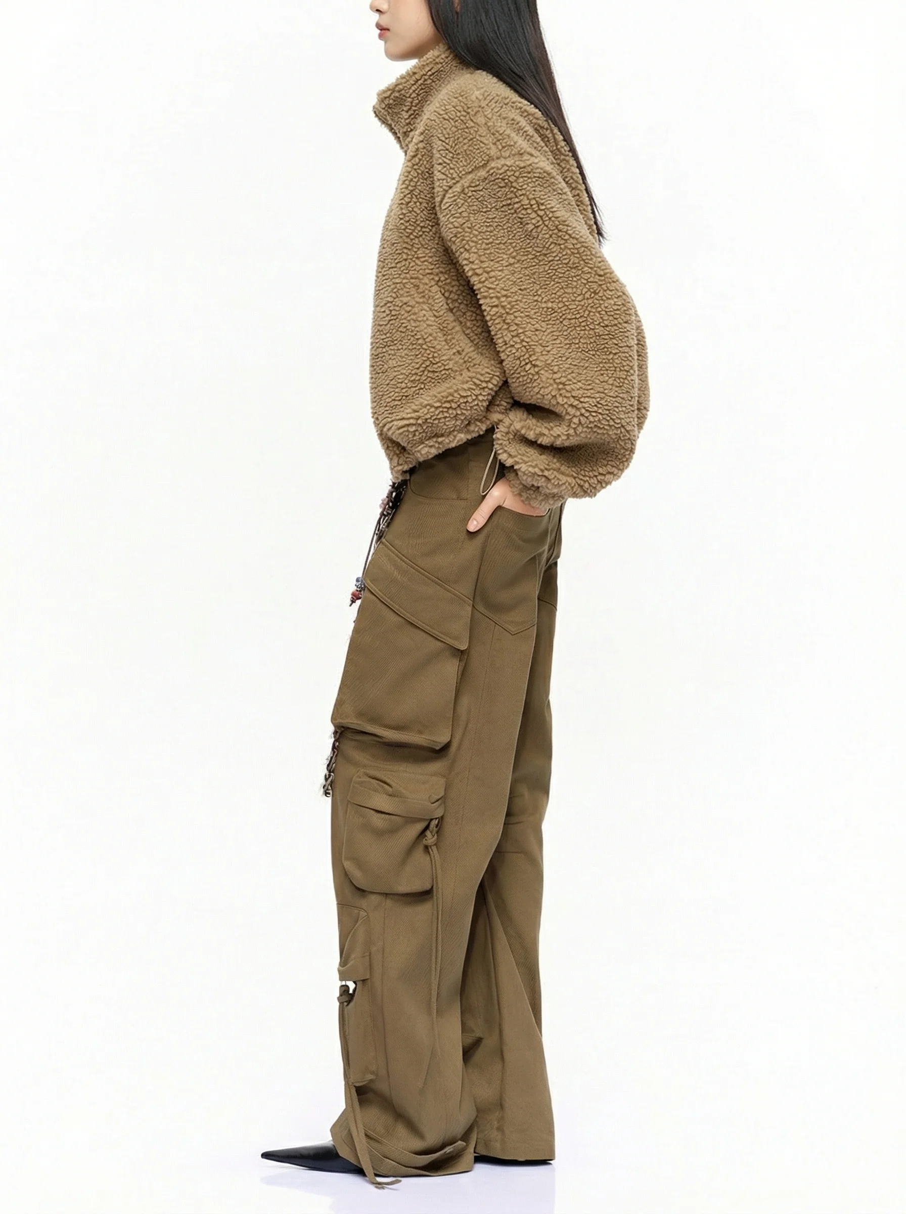 Drawcord Cargo Pants - Image 5