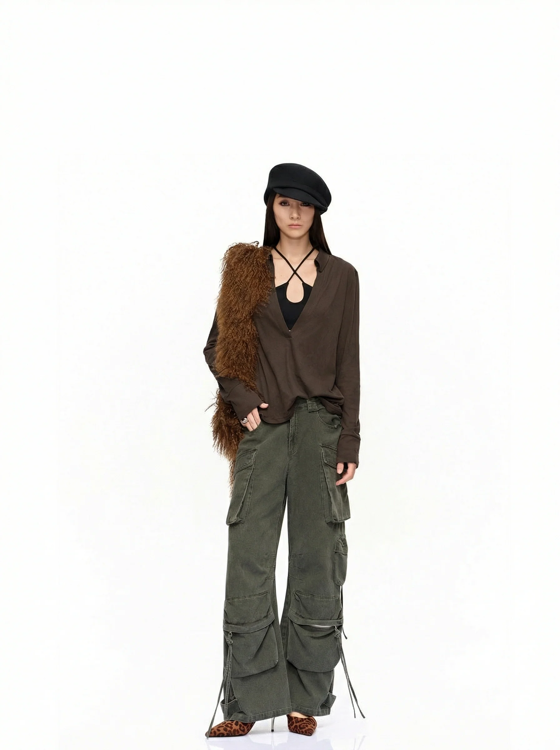 Drawcord Cargo Pants - Image 6