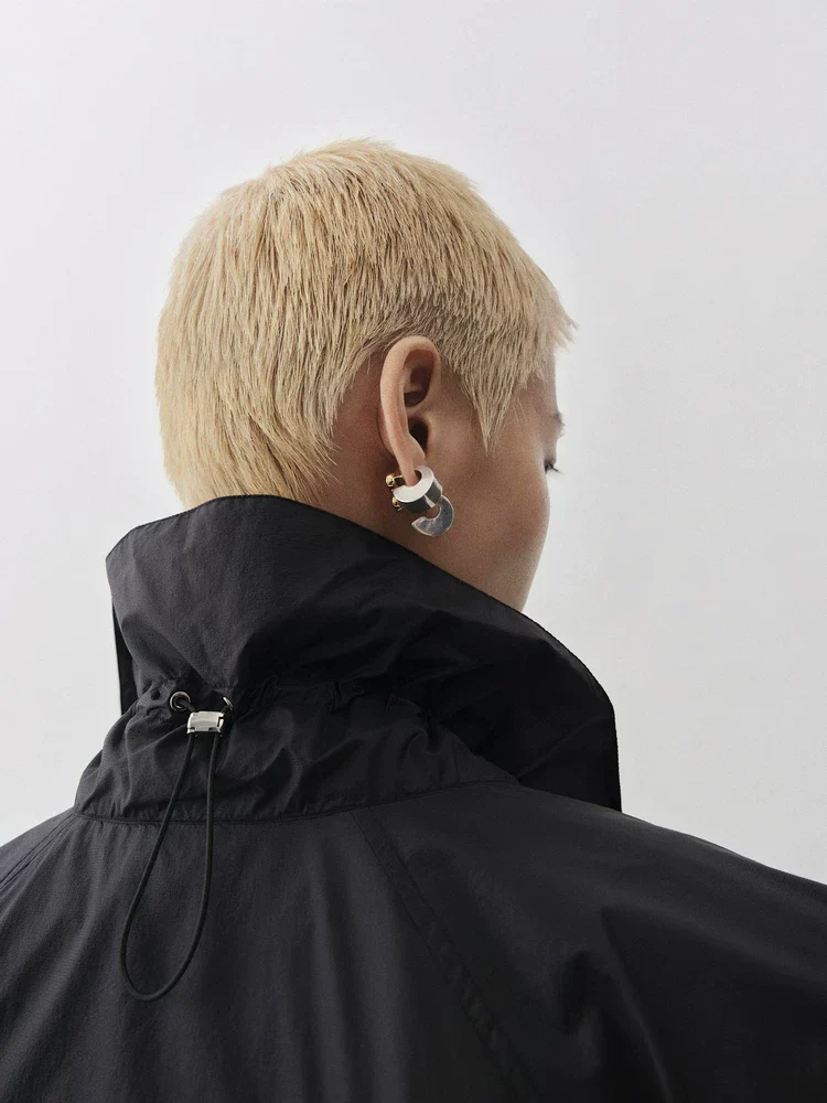 Drawcord Windbreaker Jacket - Image 4
