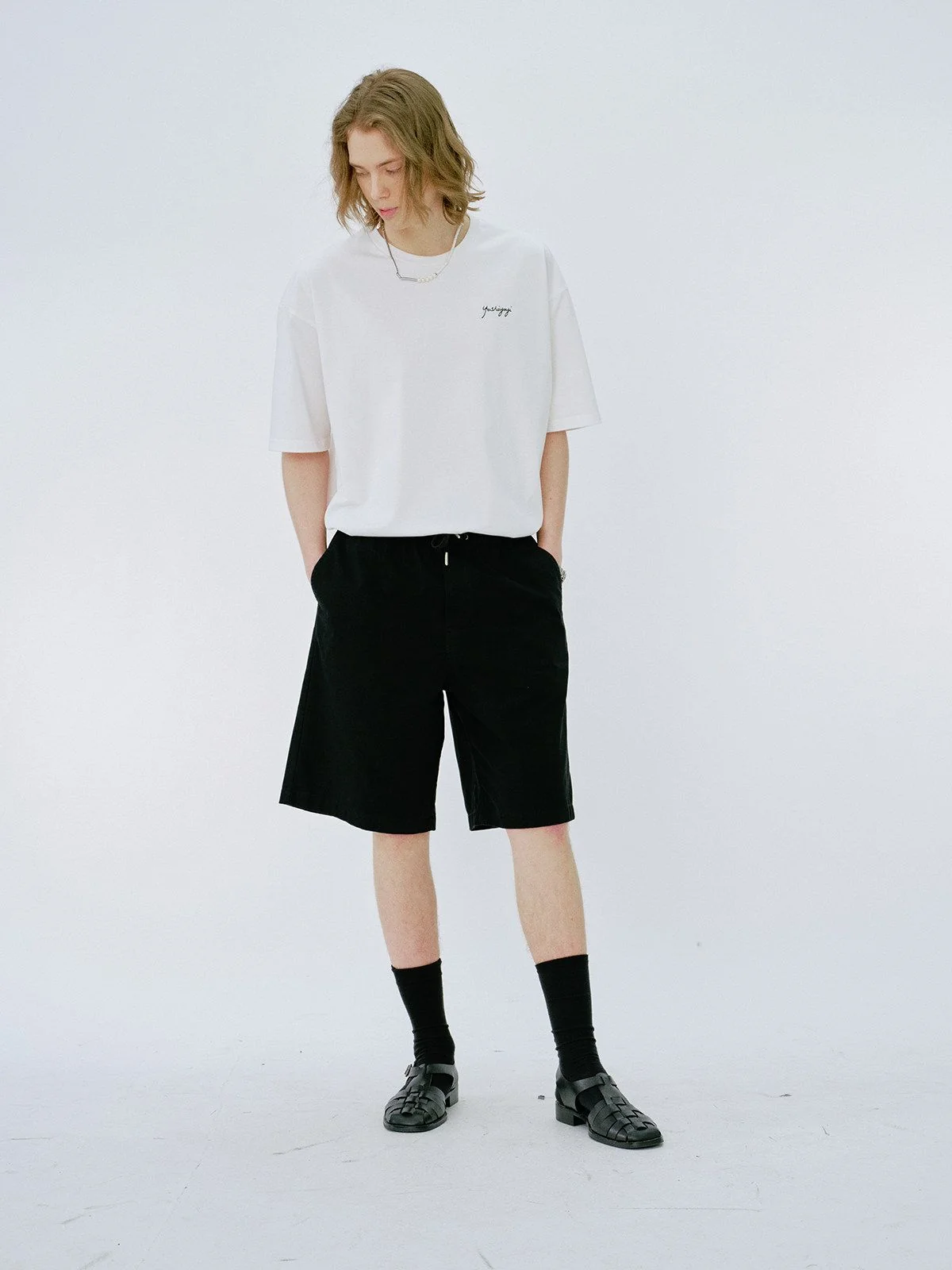 Drawstring Bermuda Shorts - Image 4