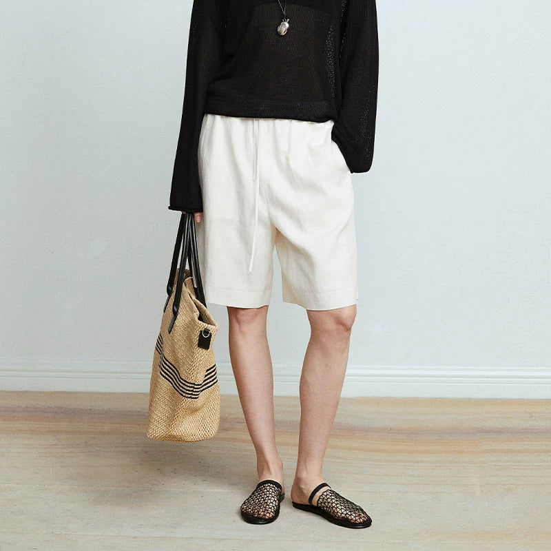 Drawstring Bermuda Shorts - Image 4