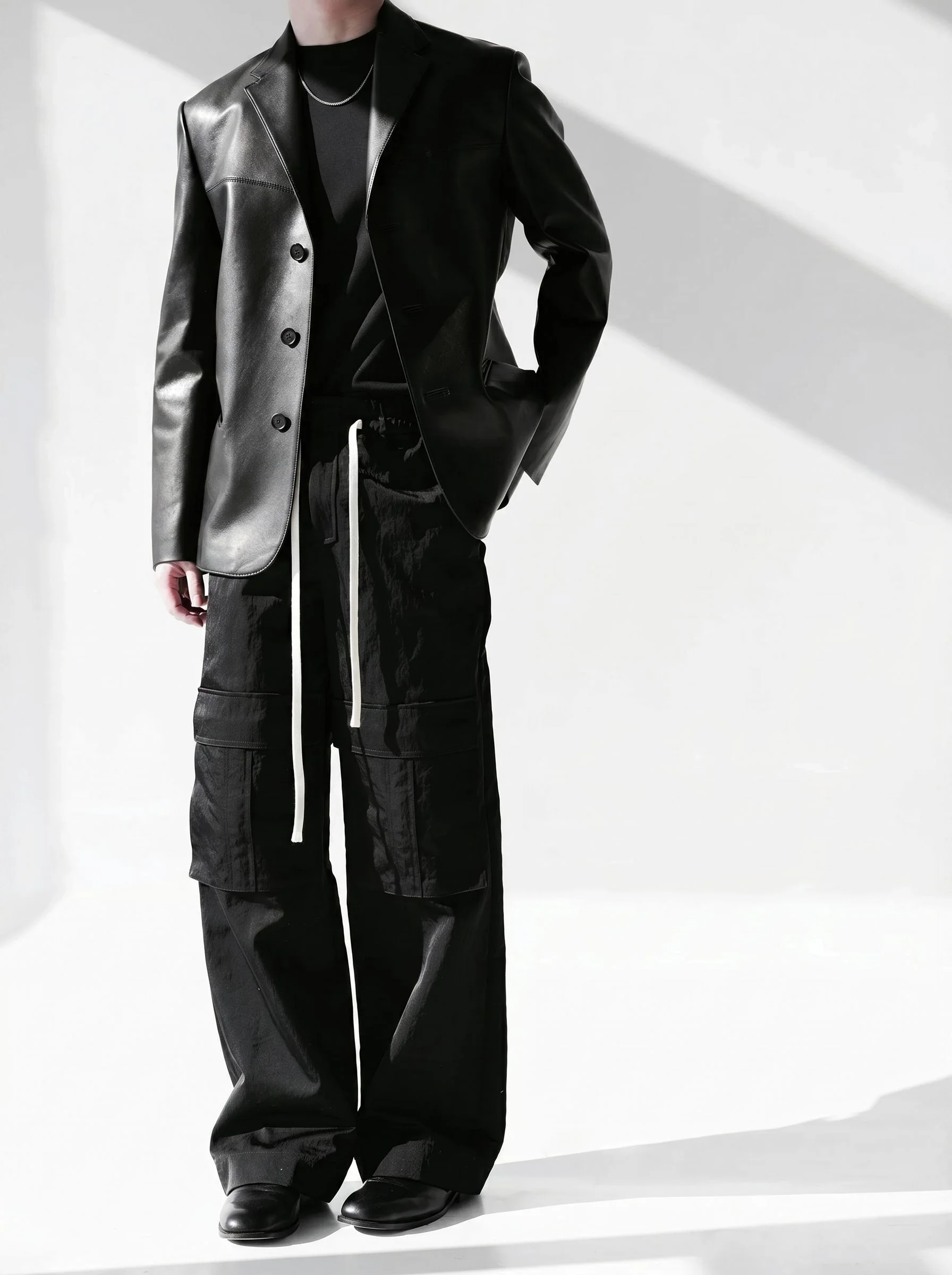 Drawstring Cargo Pants