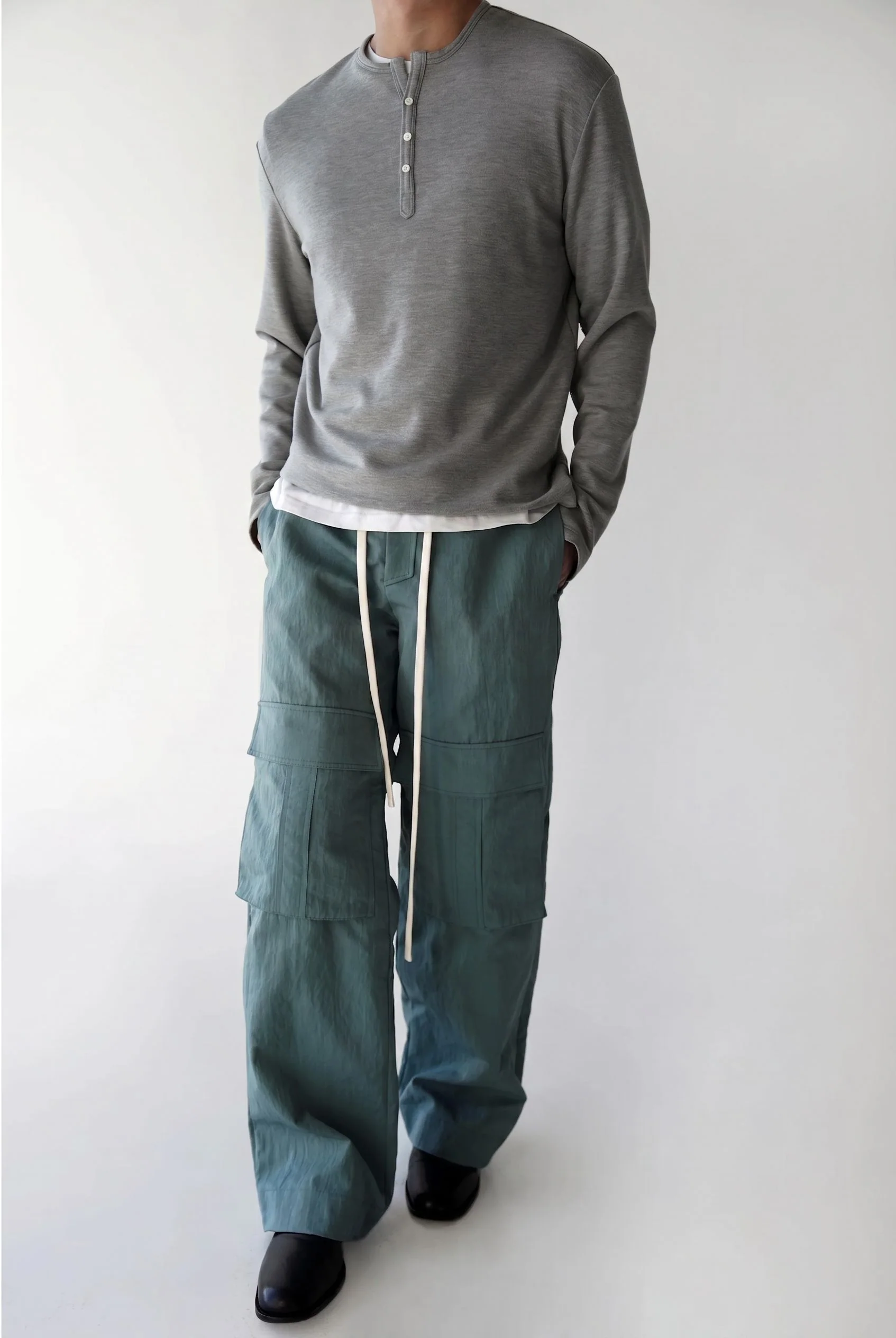 Drawstring Cargo Pants - Image 4