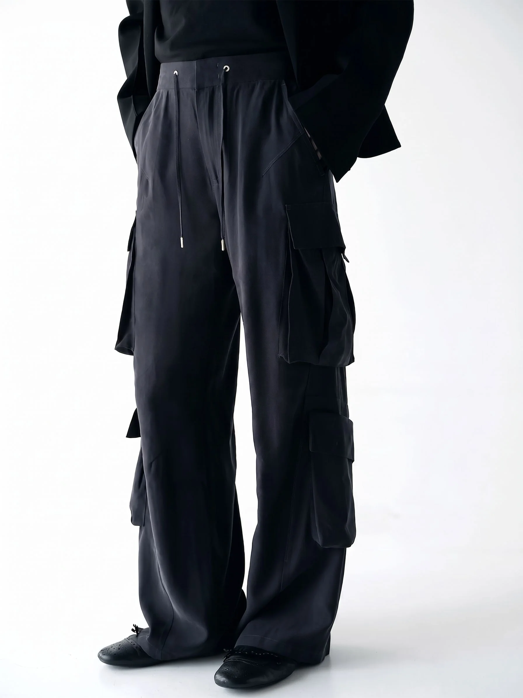 Drawstring Cargo Trousers - Image 4