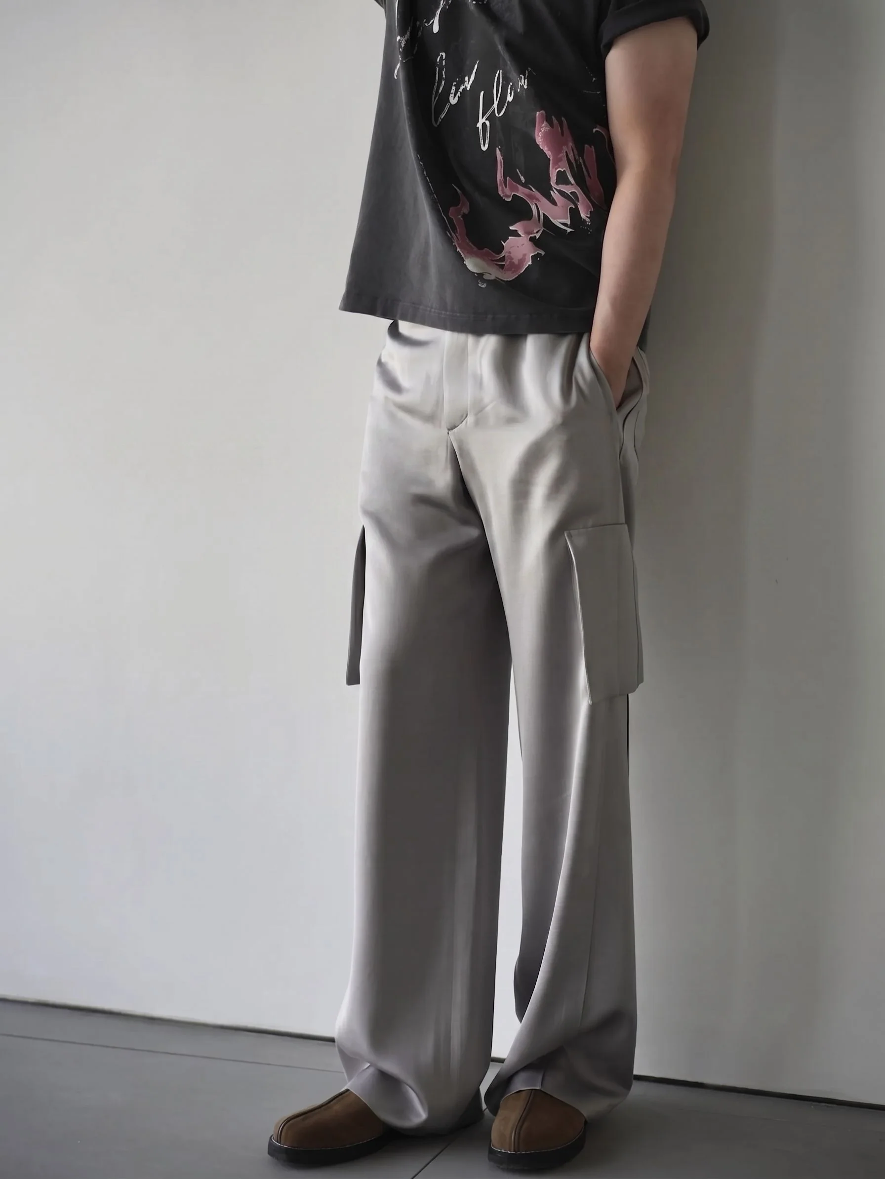 Drawstring Cargo Trousers