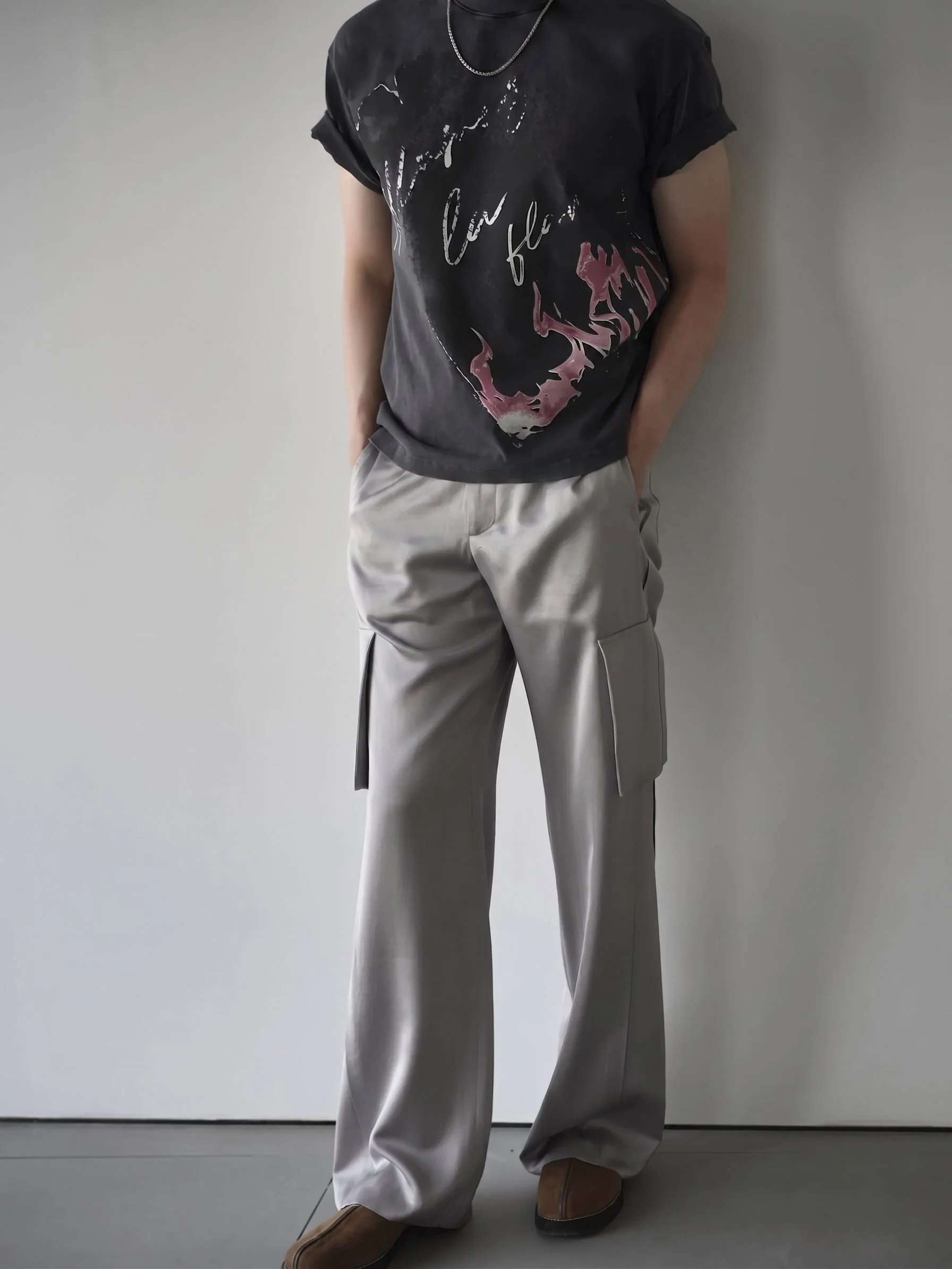 Drawstring Cargo Trousers - Image 2