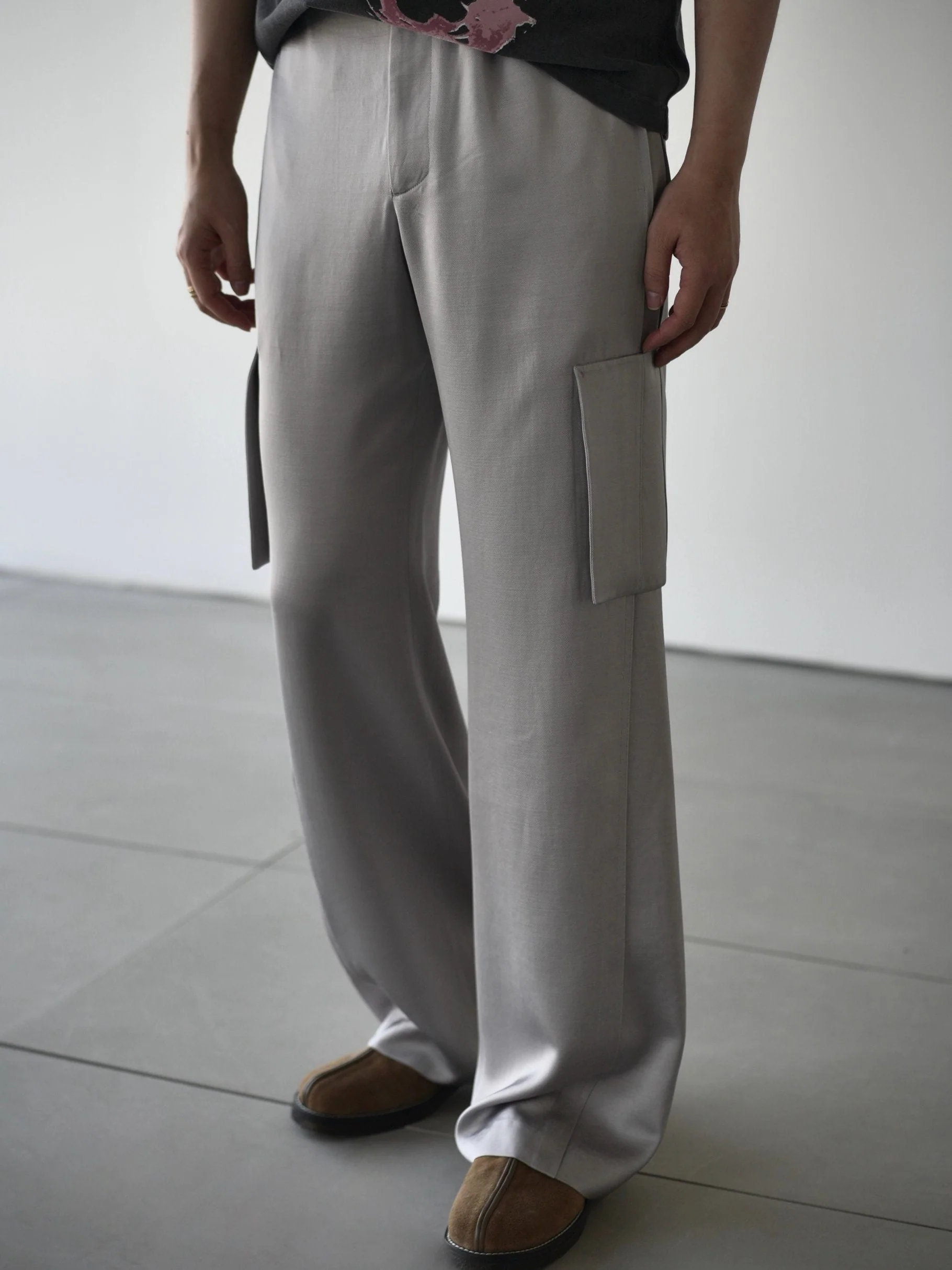 Drawstring Cargo Trousers - Image 3