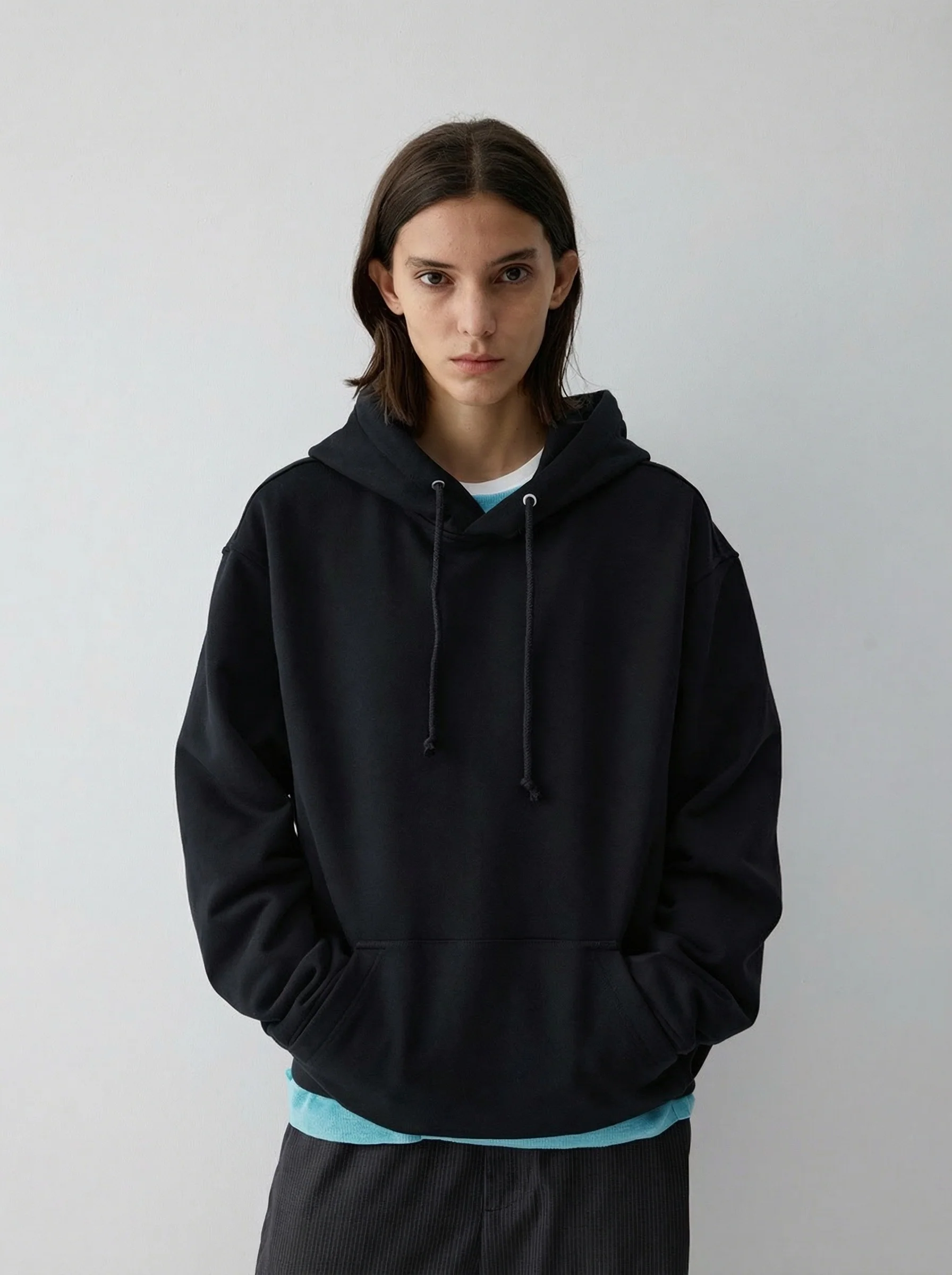 Drawstring Cotton Hoodie - Image 4
