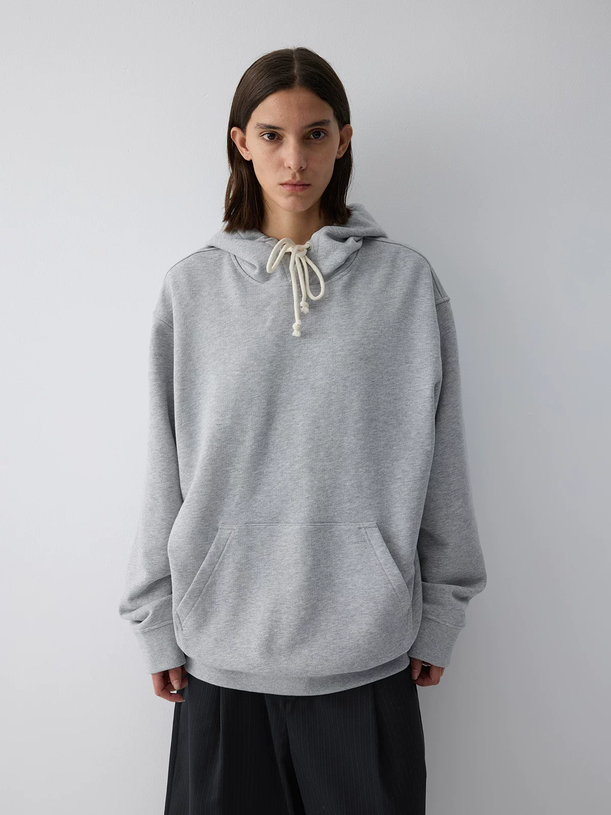 Drawstring Cotton Hoodie - Image 8