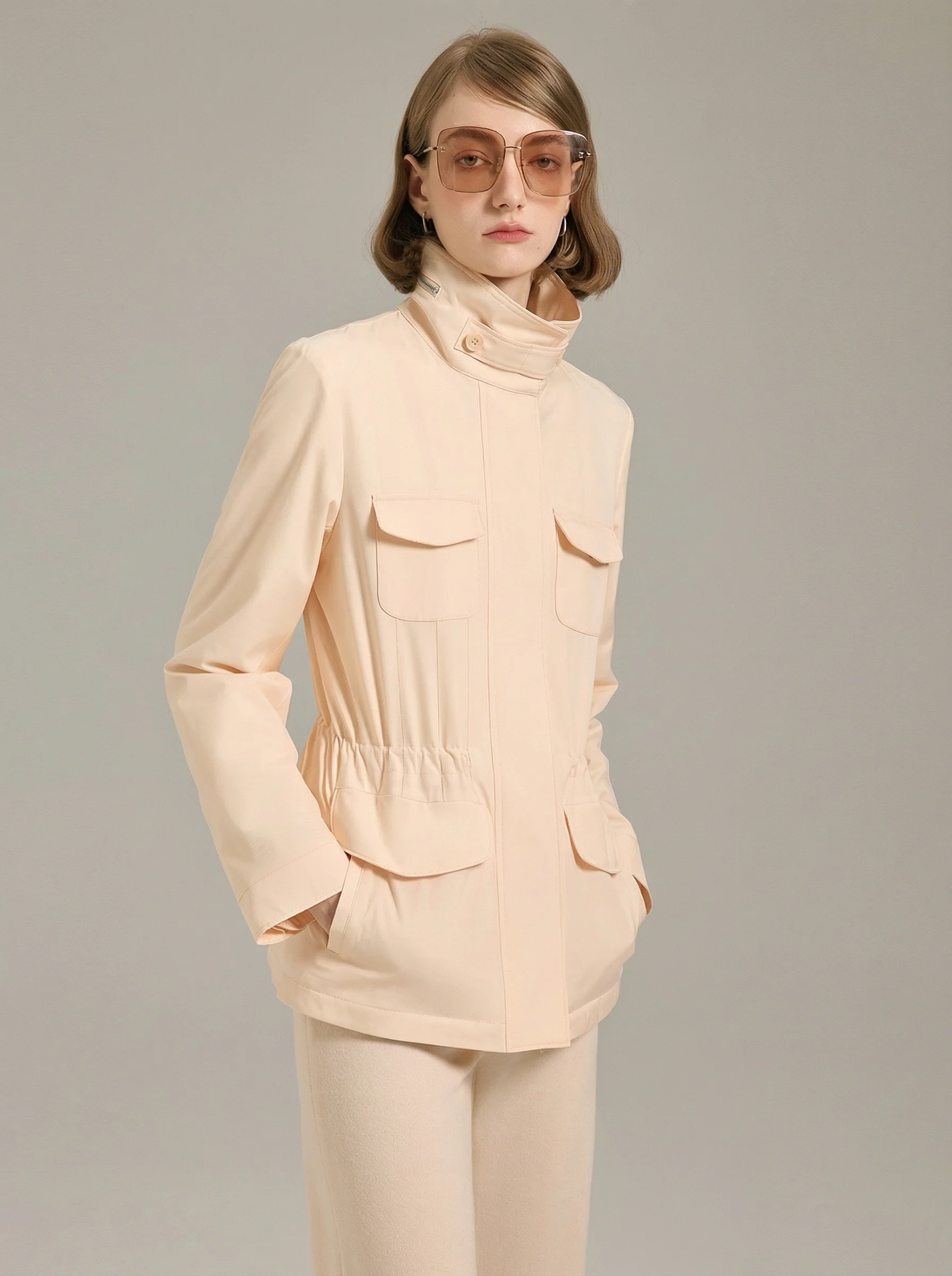 Drawstring Field Jacket - Image 4