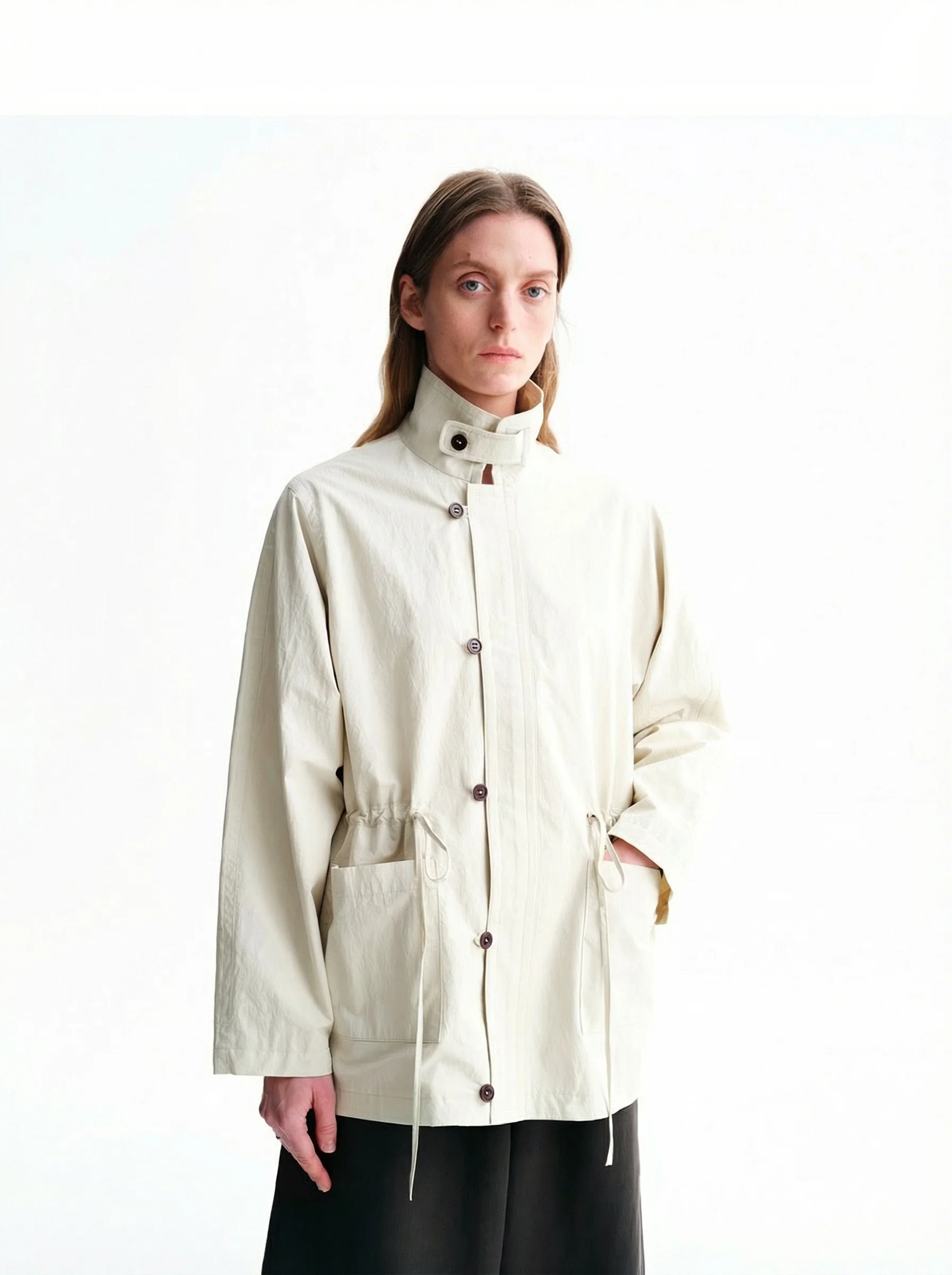 Drawstring Field Jacket
