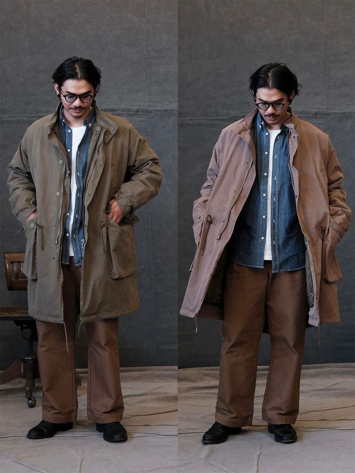 Drawstring Field Jacket