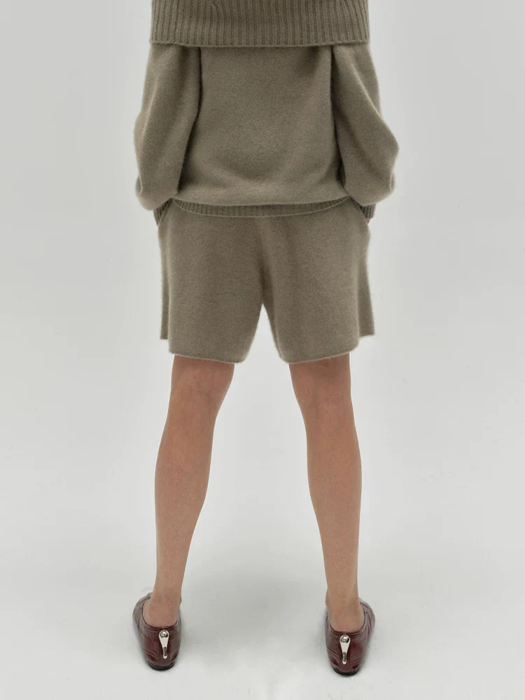 Drawstring Knit Shorts - Image 2
