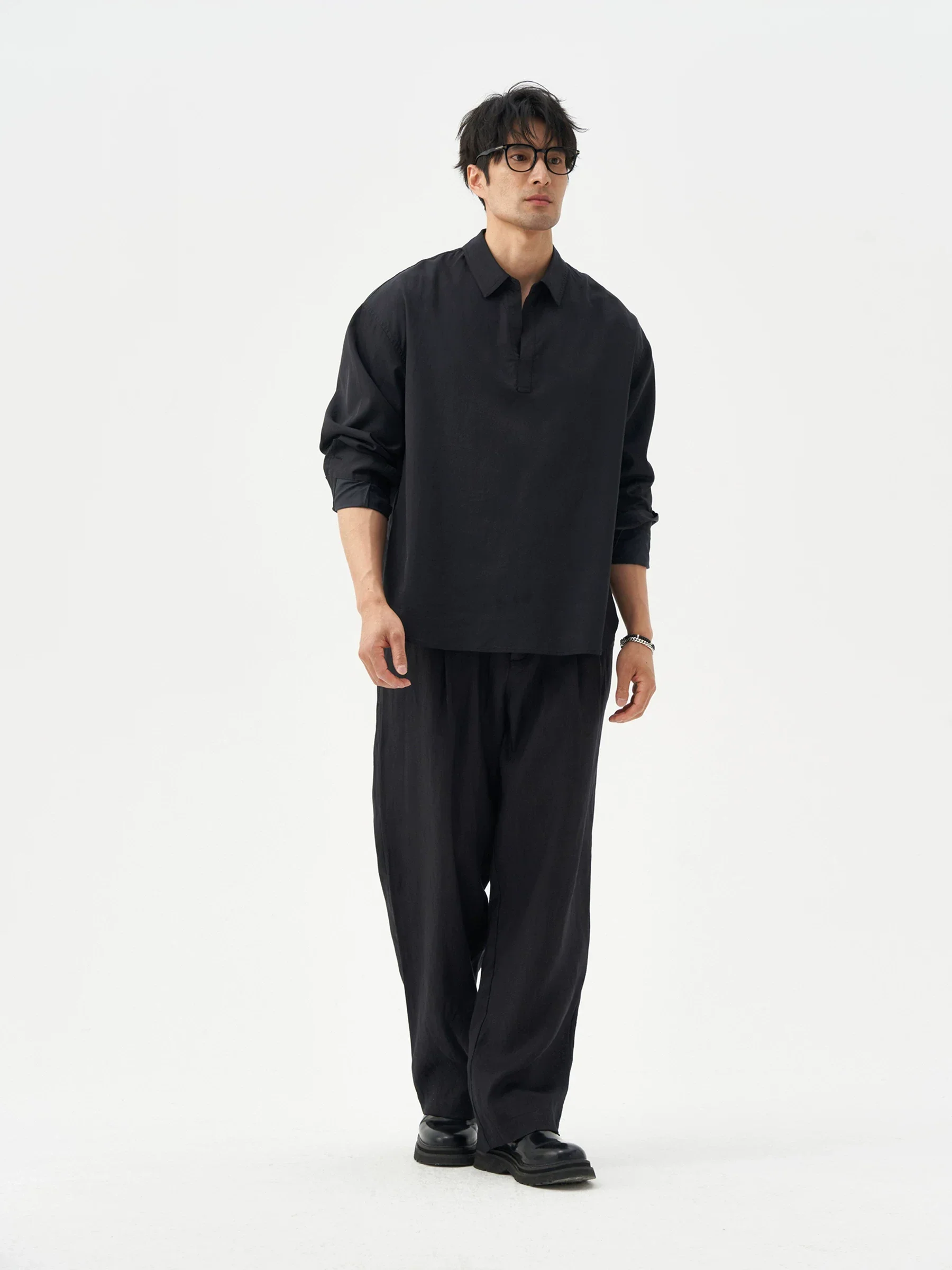 Drawstring Linen Trousers - Image 3
