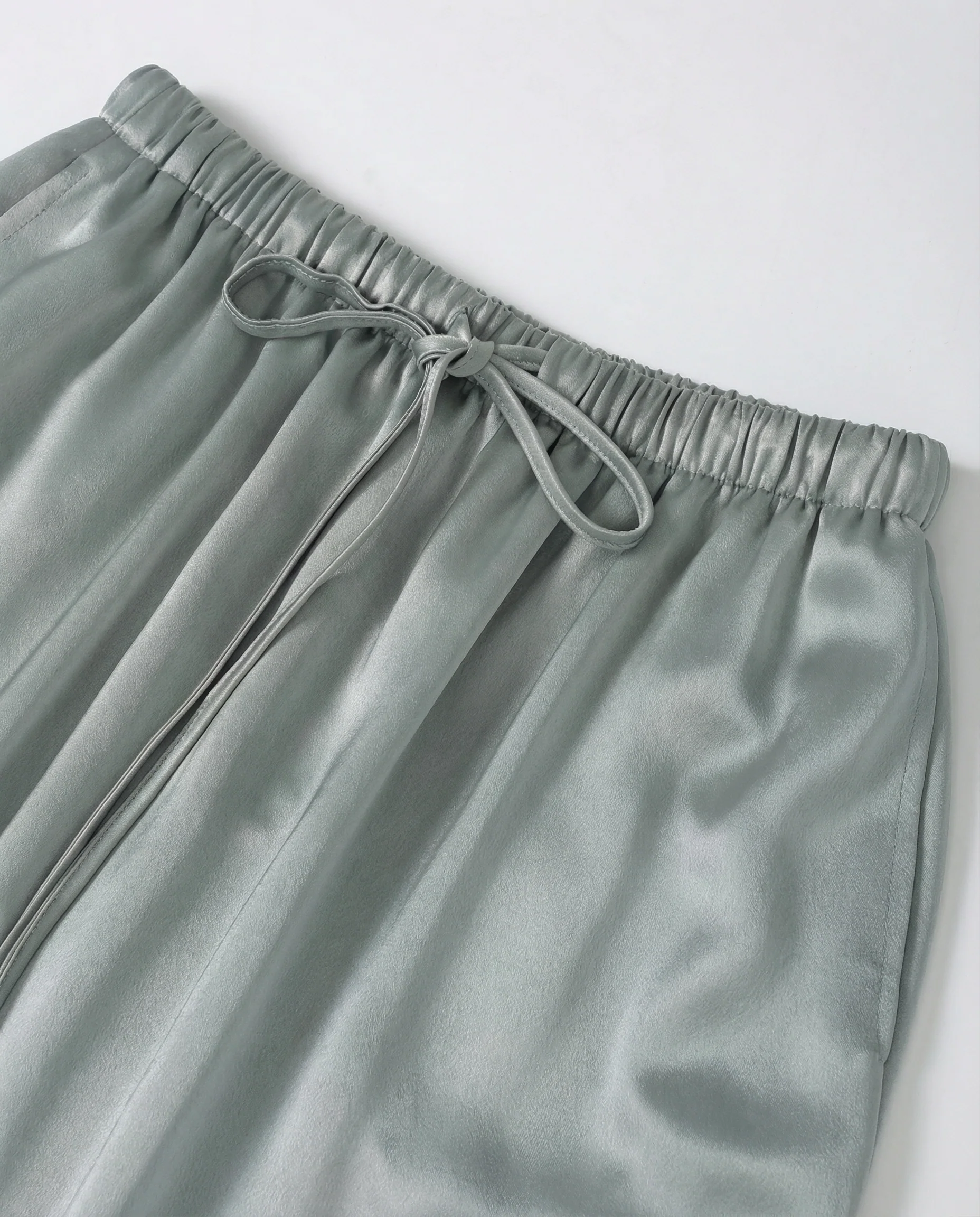 Drawstring Maxi Skirt - Image 5