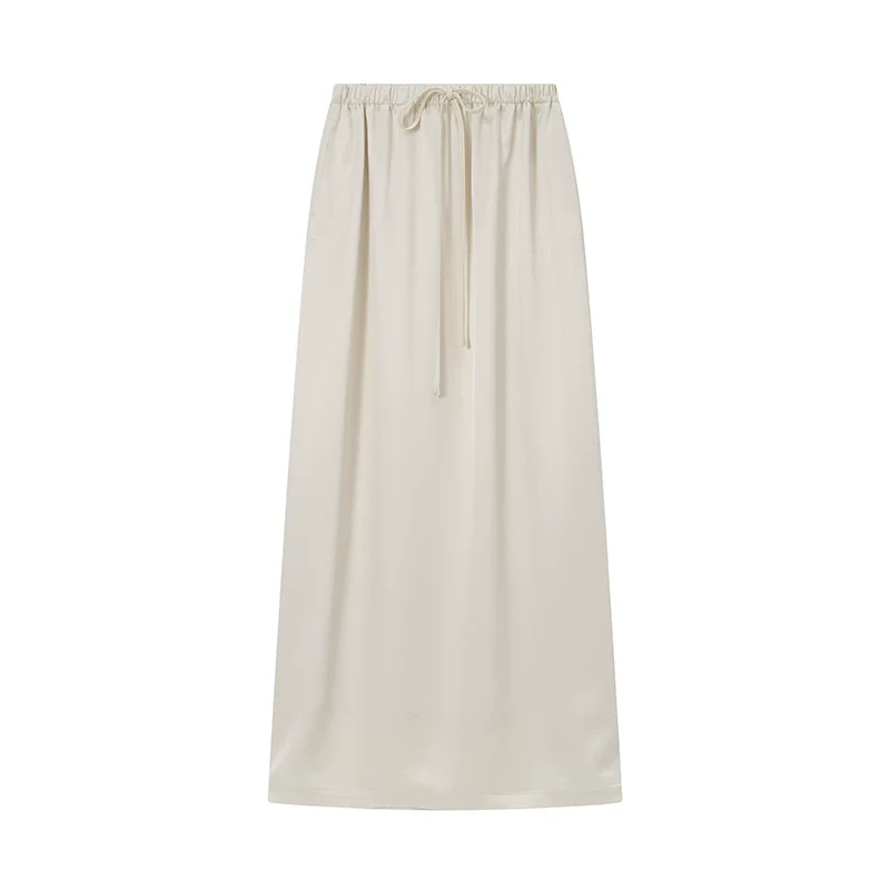 Drawstring Maxi Skirt - Image 7