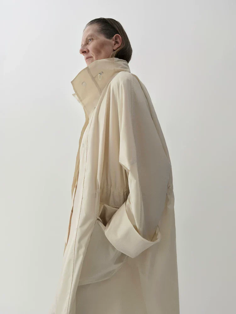 Drawstring Parka Coat - Image 3