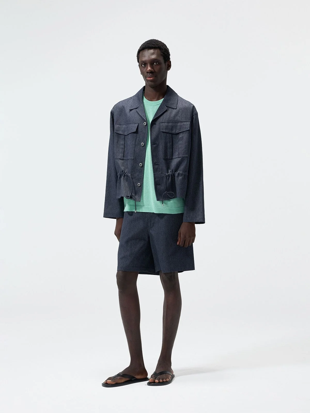Drawstring Pocket Jacket - Image 2
