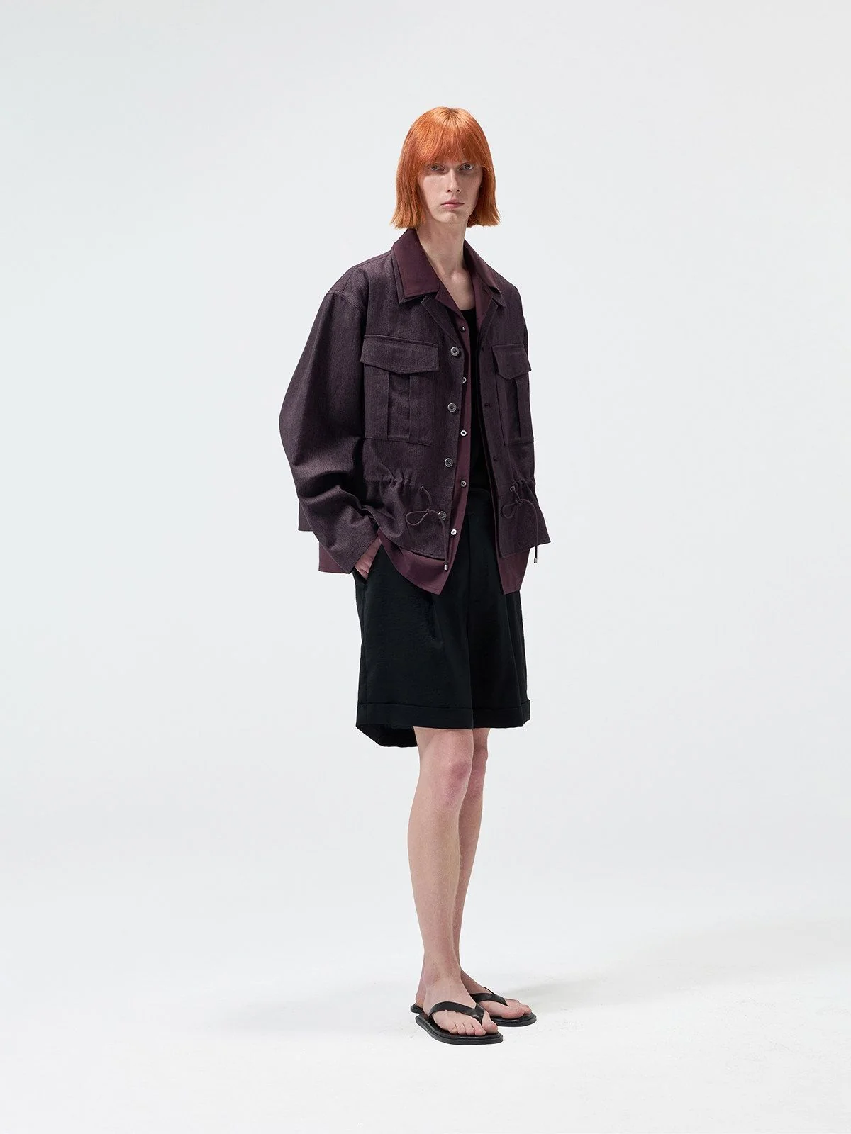 Drawstring Pocket Jacket - Image 4