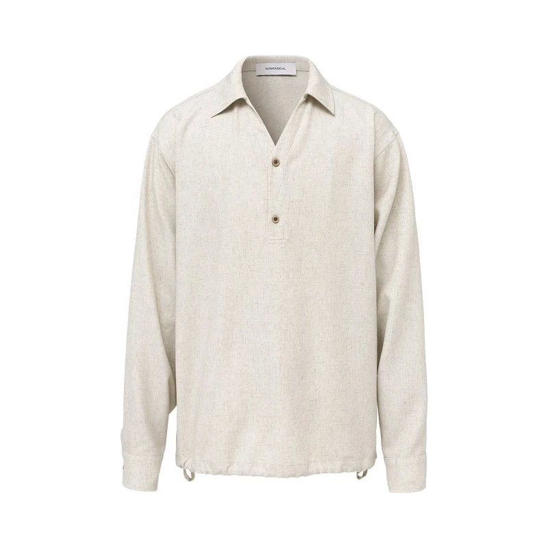 Drawstring Popover Shirt - Image 5
