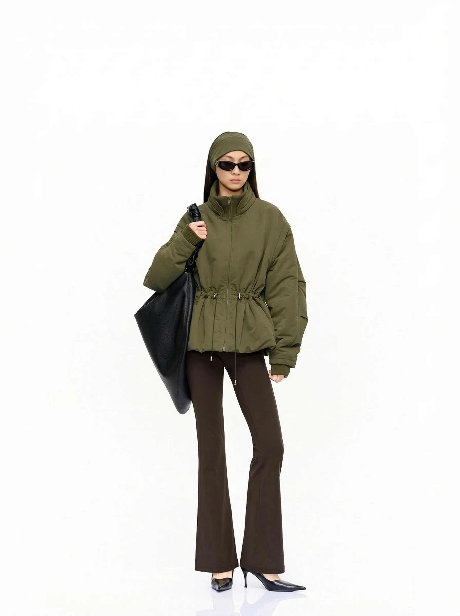 Drawstring Puffer Jacket - Image 4