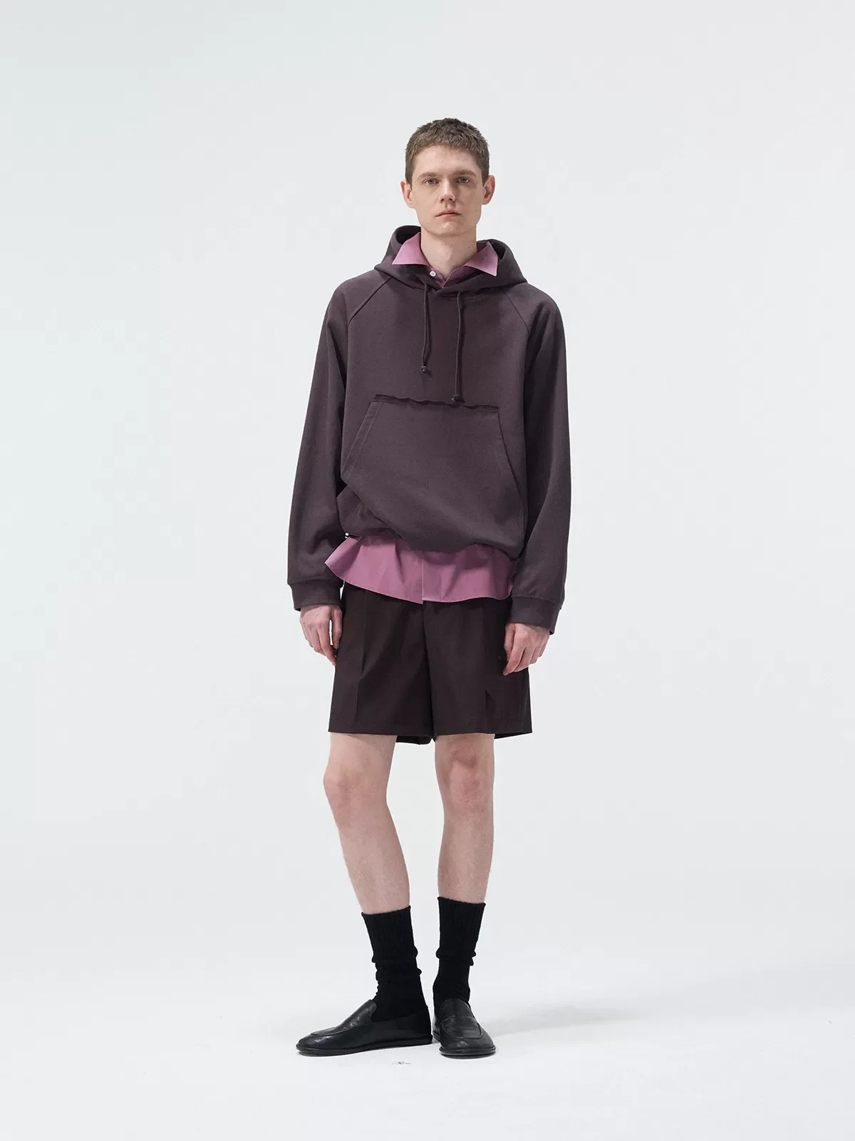 Drawstring Raglan Hoodie