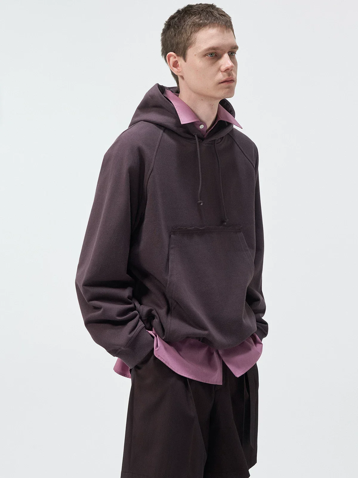 Drawstring Raglan Hoodie - Image 2