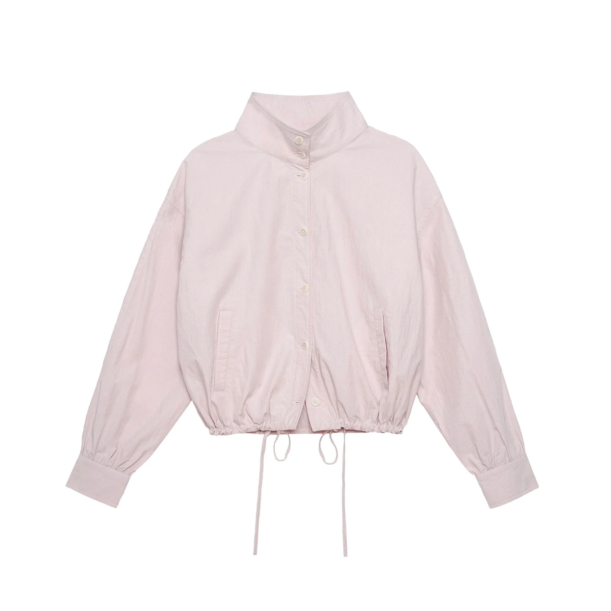 Drawstring Shirt Jacket - Image 6