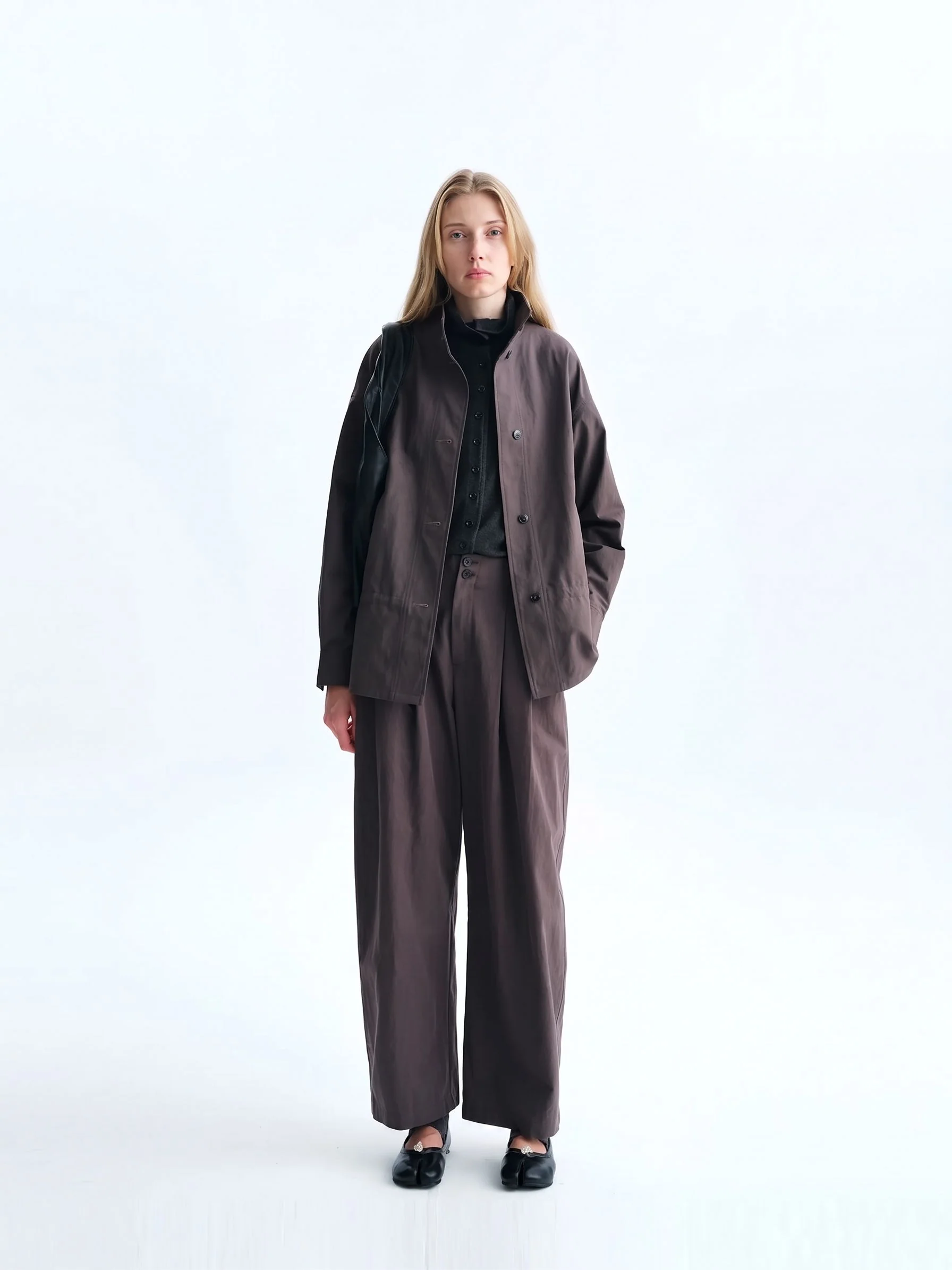 Drawstring Stand-Collar Jacket - Image 5