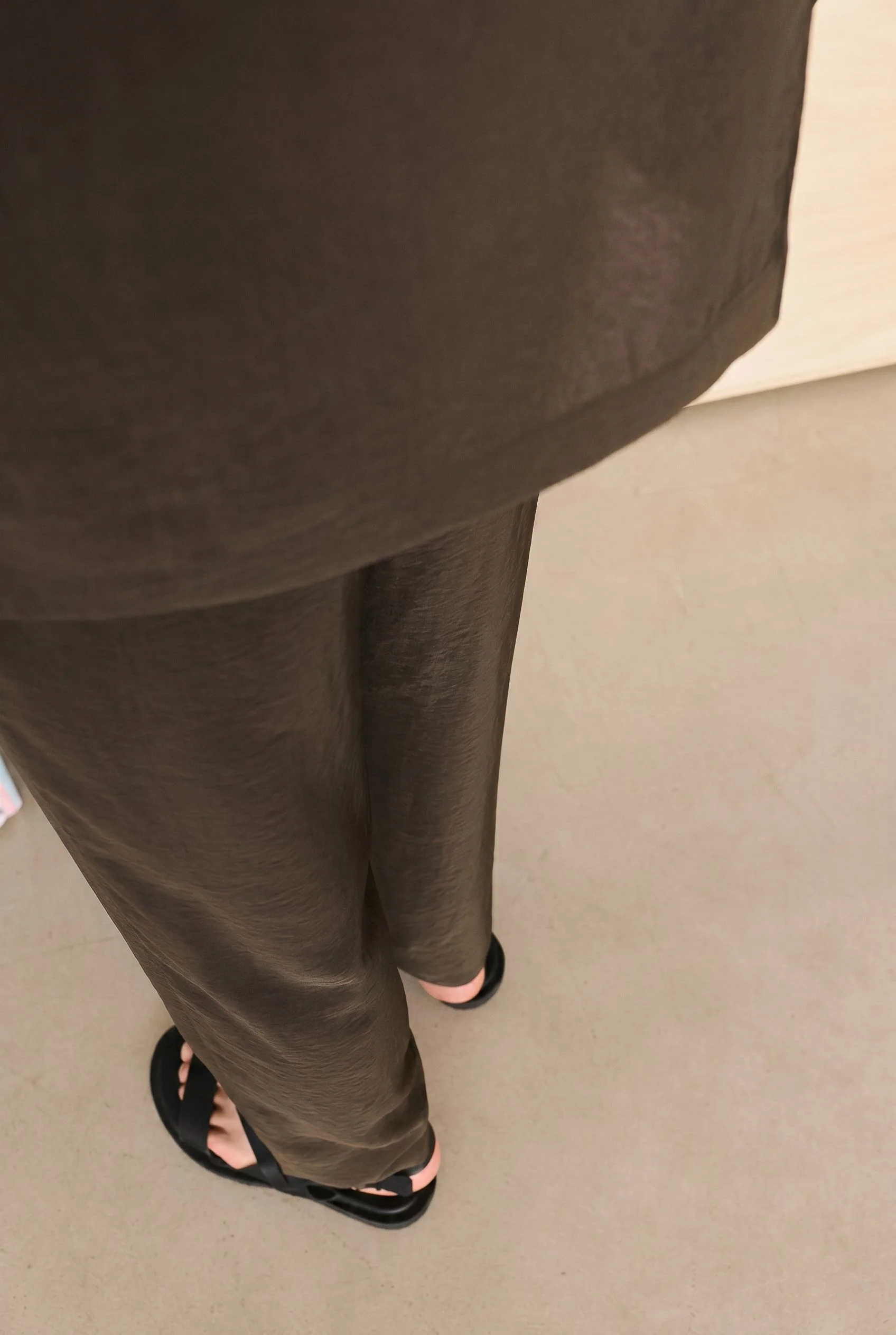 Drawstring Straight Trousers - Image 5