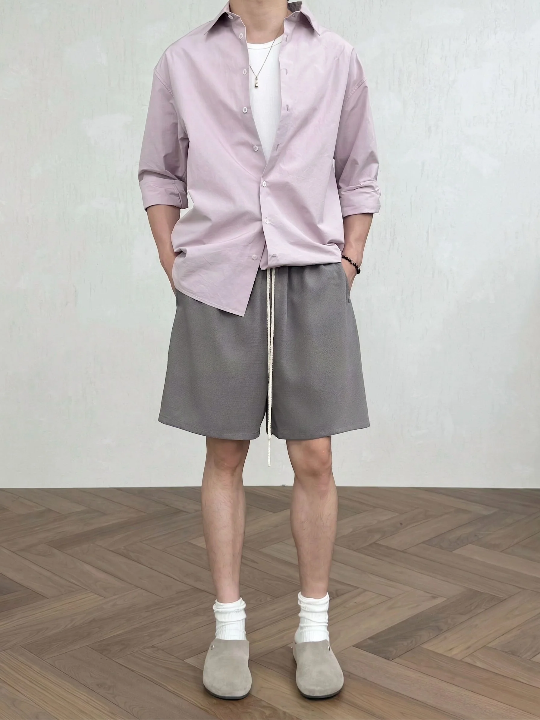 Drawstring Tailored Shorts