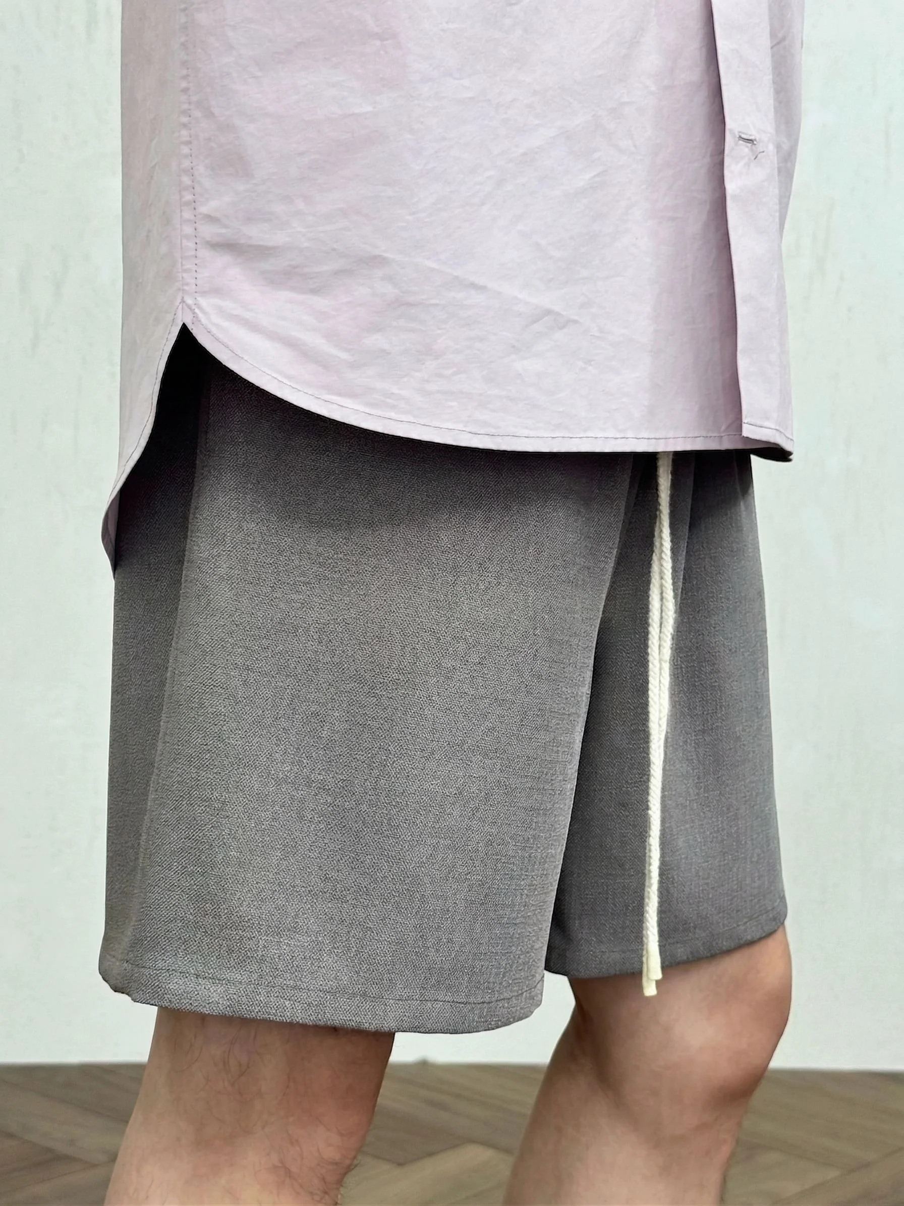 Drawstring Tailored Shorts - Image 4