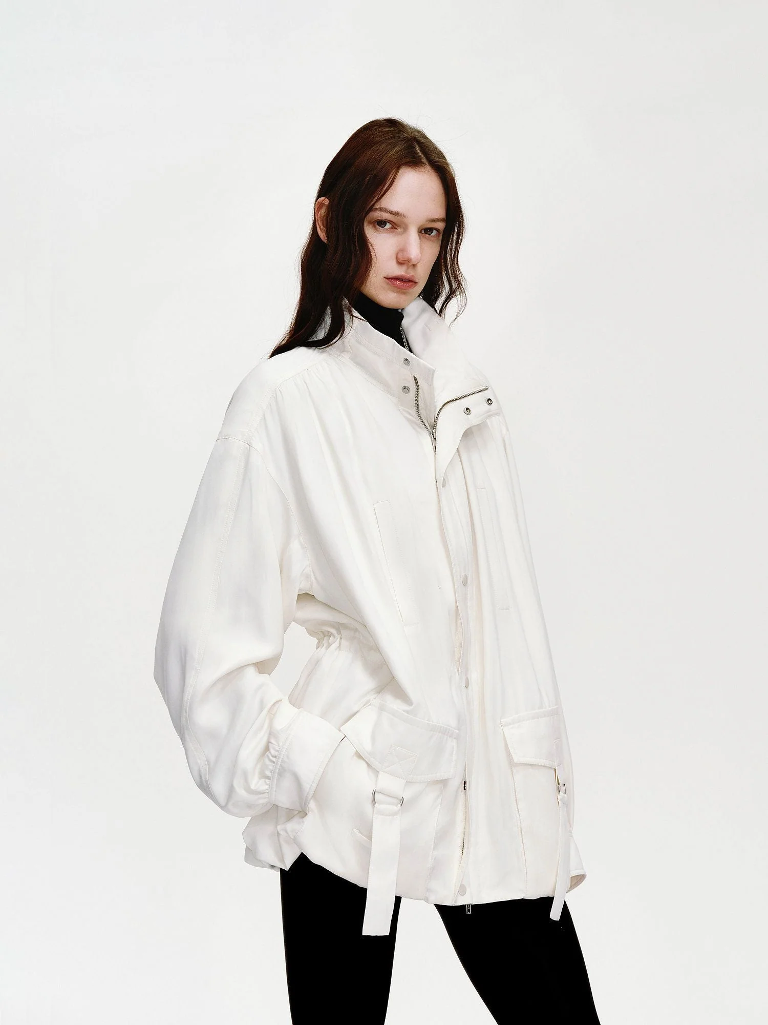 Drawstring Utility Jacket