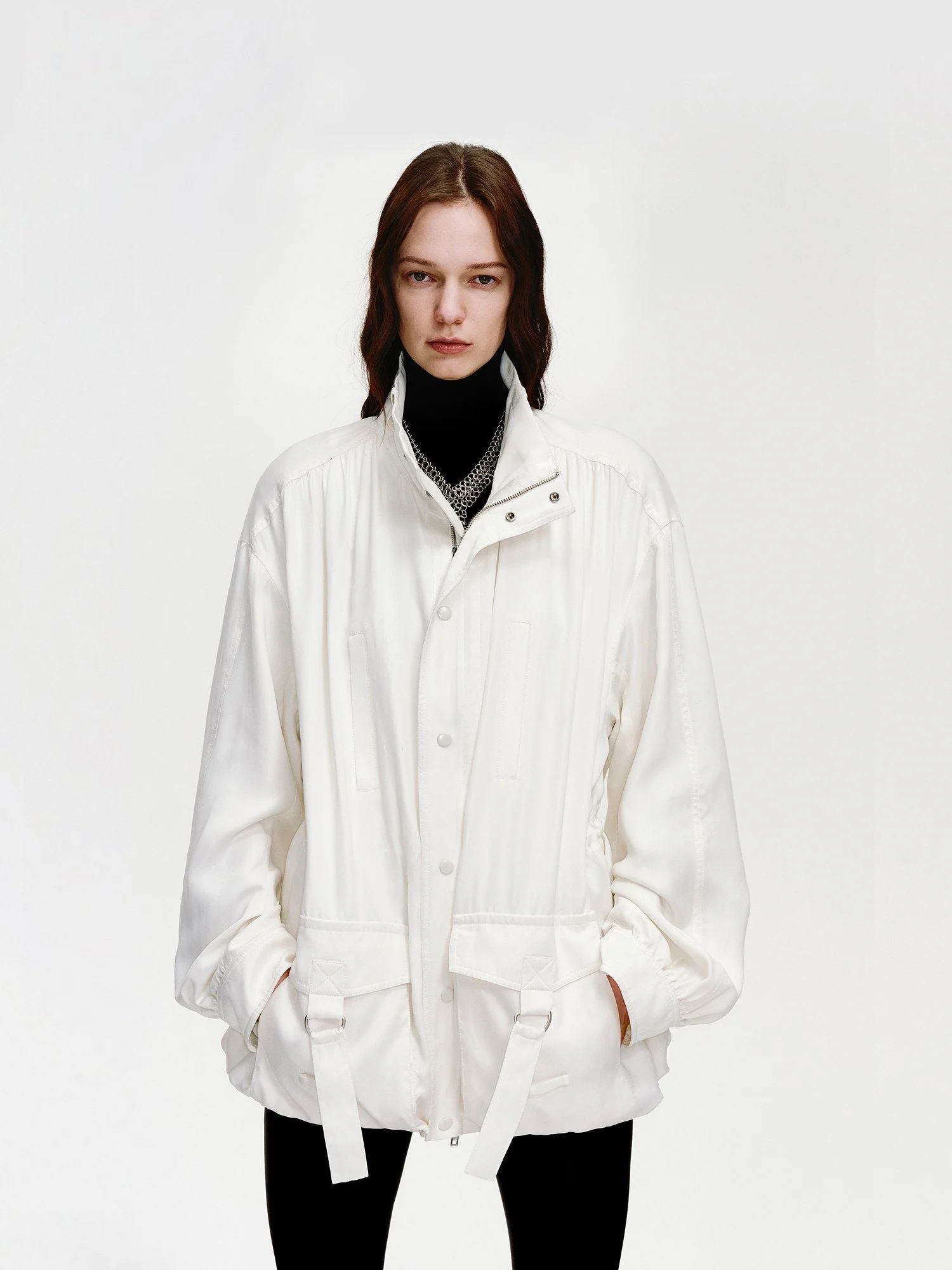 Drawstring Utility Jacket - Image 2