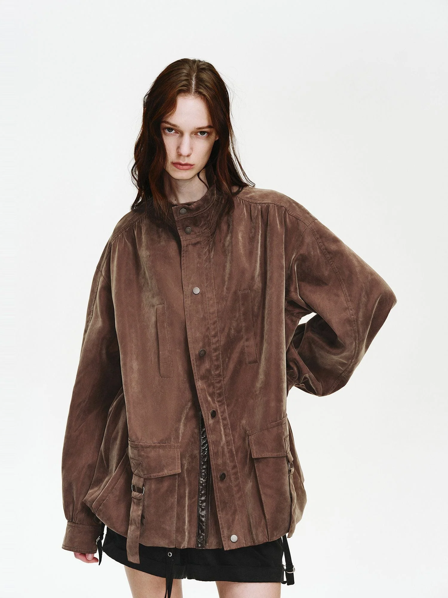 Drawstring Utility Jacket - Image 3