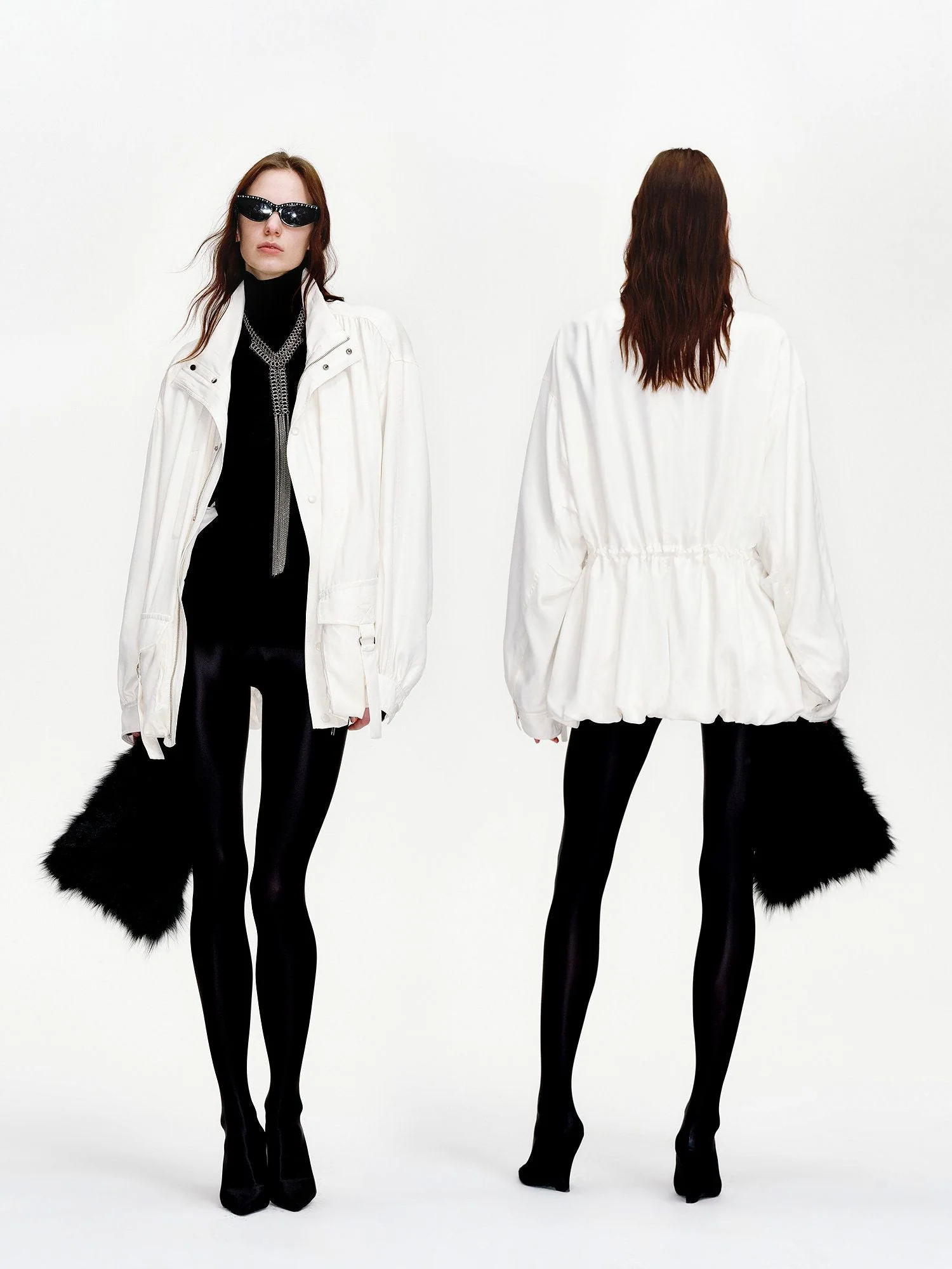 Drawstring Utility Jacket - Image 4