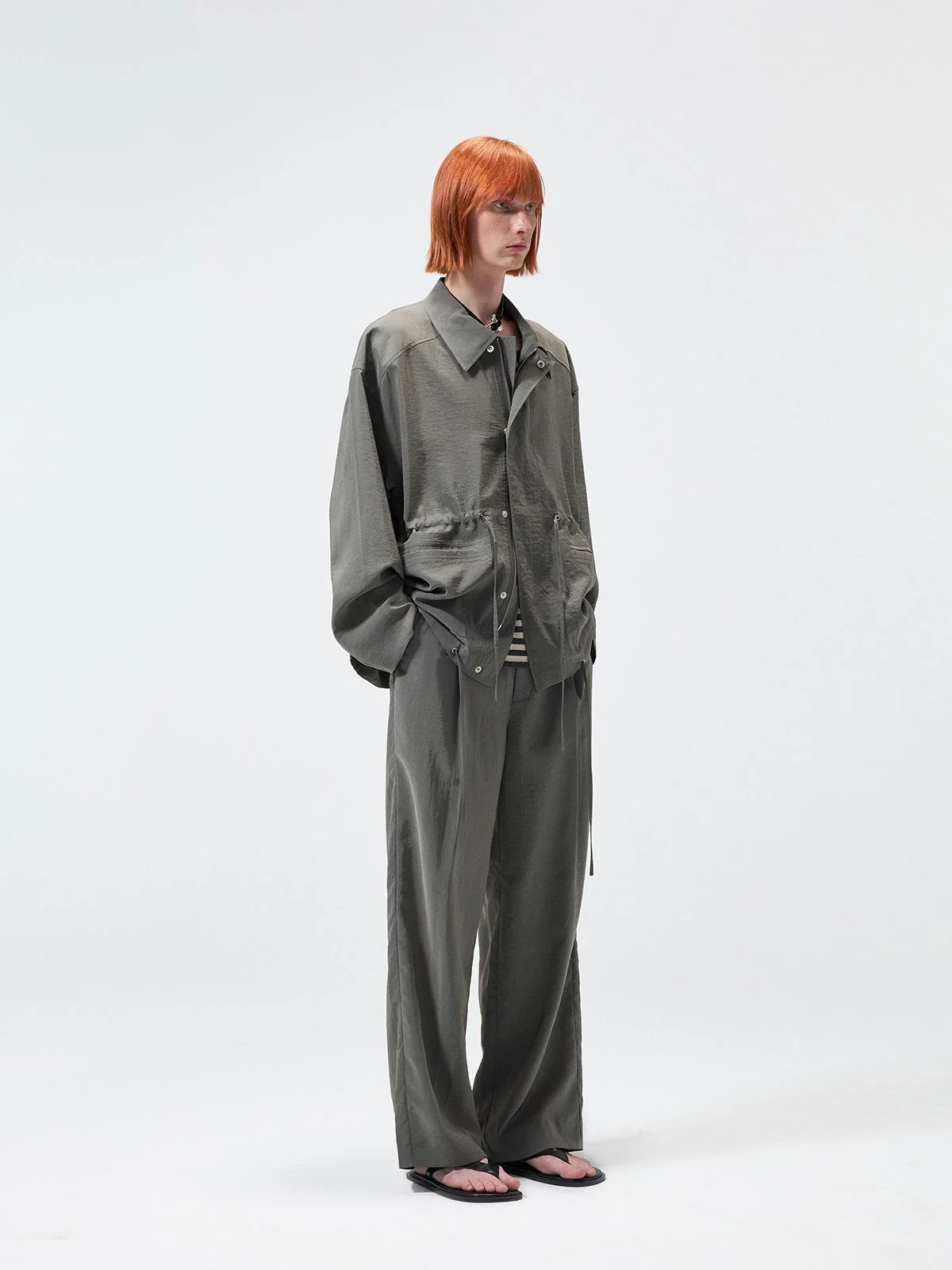 Drawstring Utility Jacket - Image 2