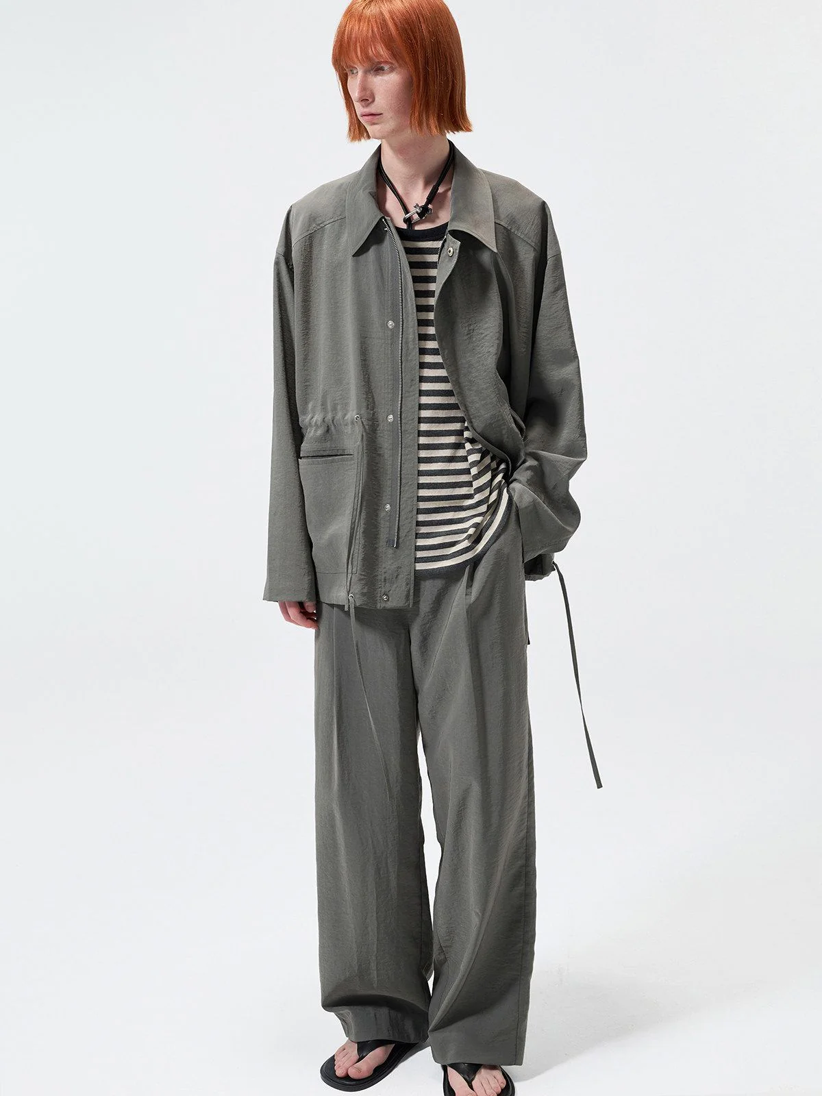 Drawstring Utility Jacket - Image 3